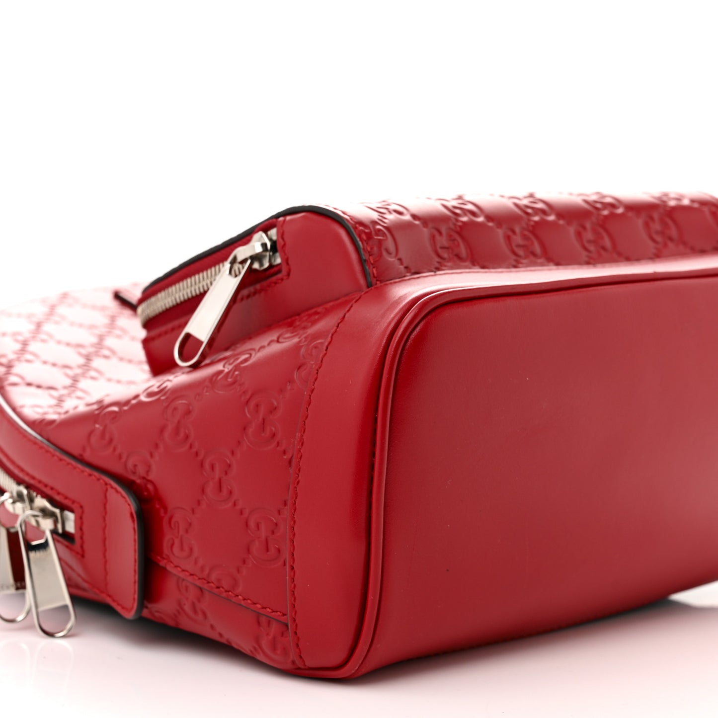 Guccissima Signature Small Day Backpack Hibiscus Red