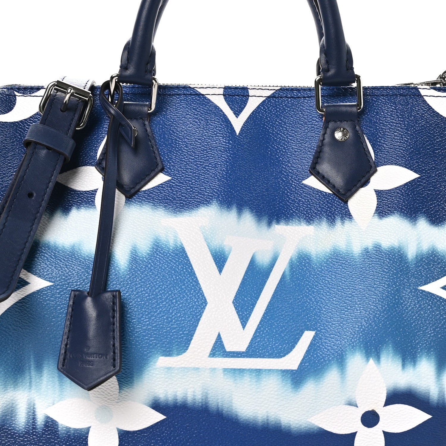 Louis Vuitton Monogram Escale Speedy Bandouliere 30 Blue 8 of 12