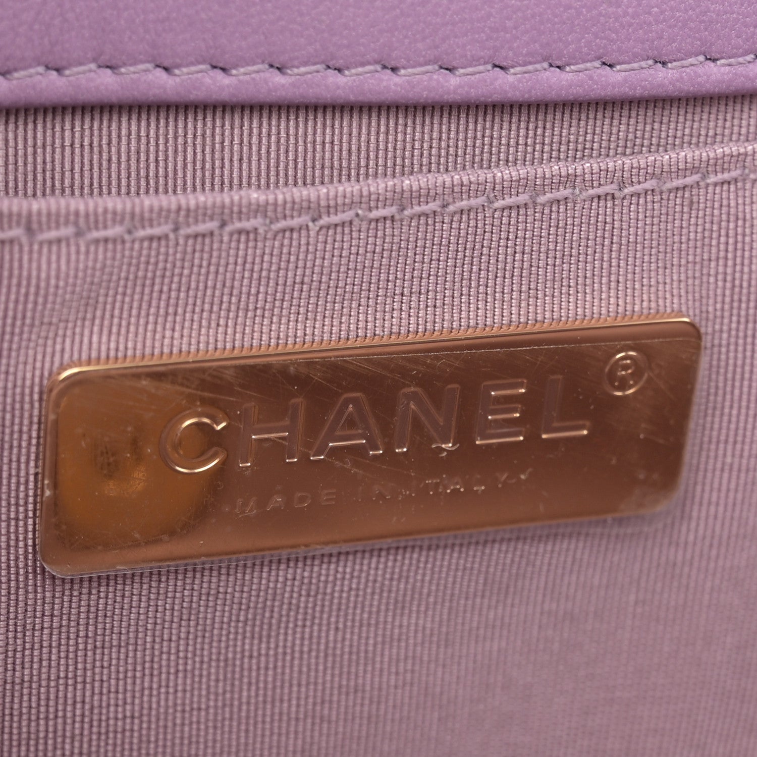 Chanel Jersey Quilted Chanel 19 Waist Bag Purple 6 of 11