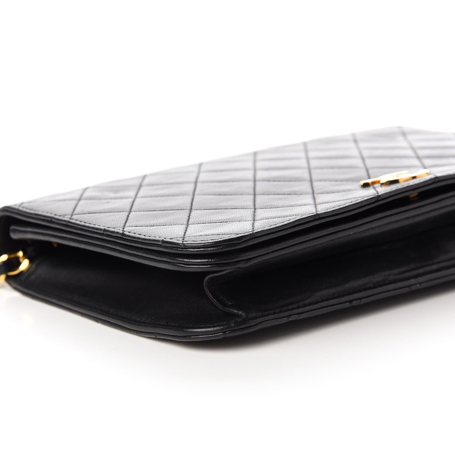 Chanel Lambskin Quilted Small Single Flap Bag Black 6 of 10