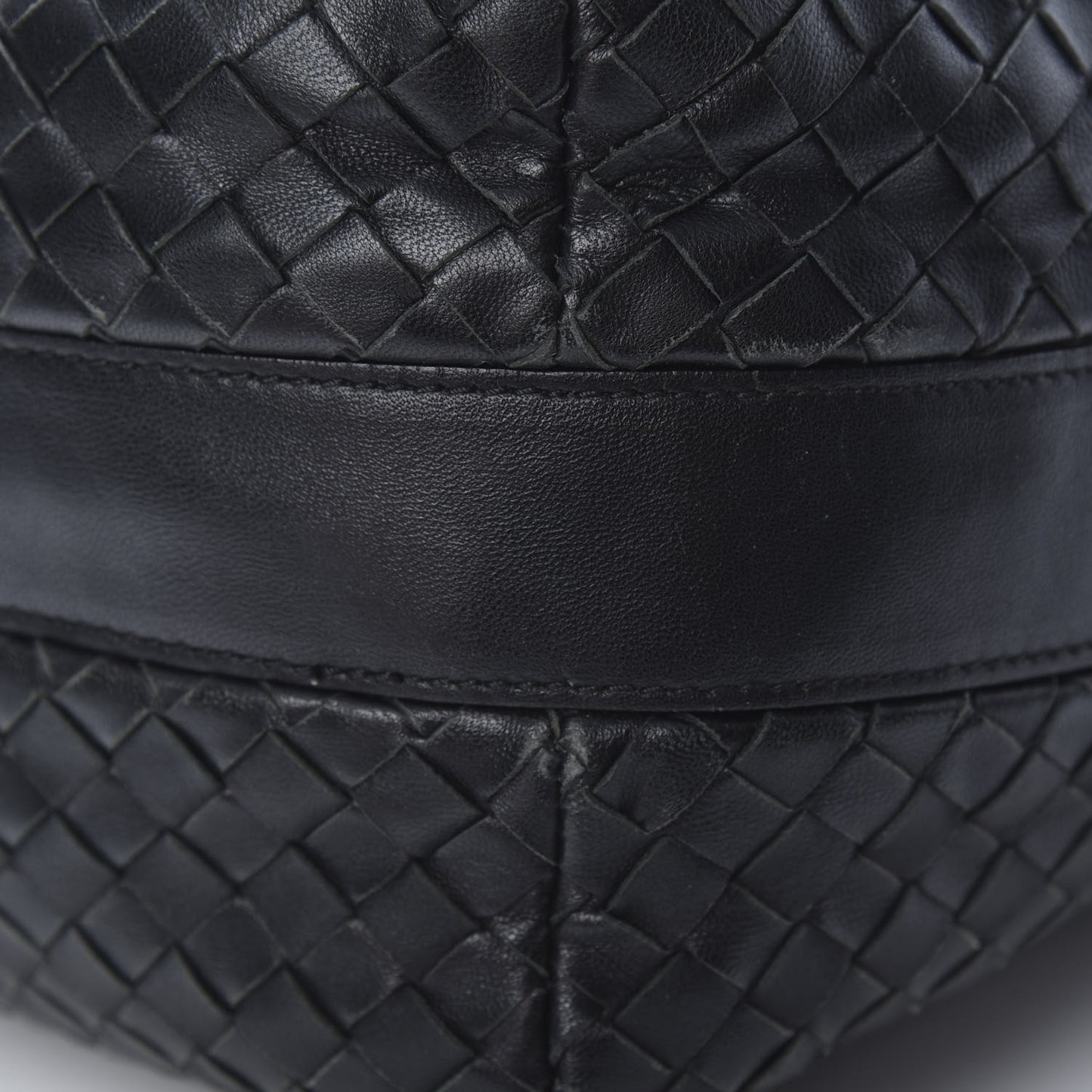 Nappa Intrecciato Hobo Black