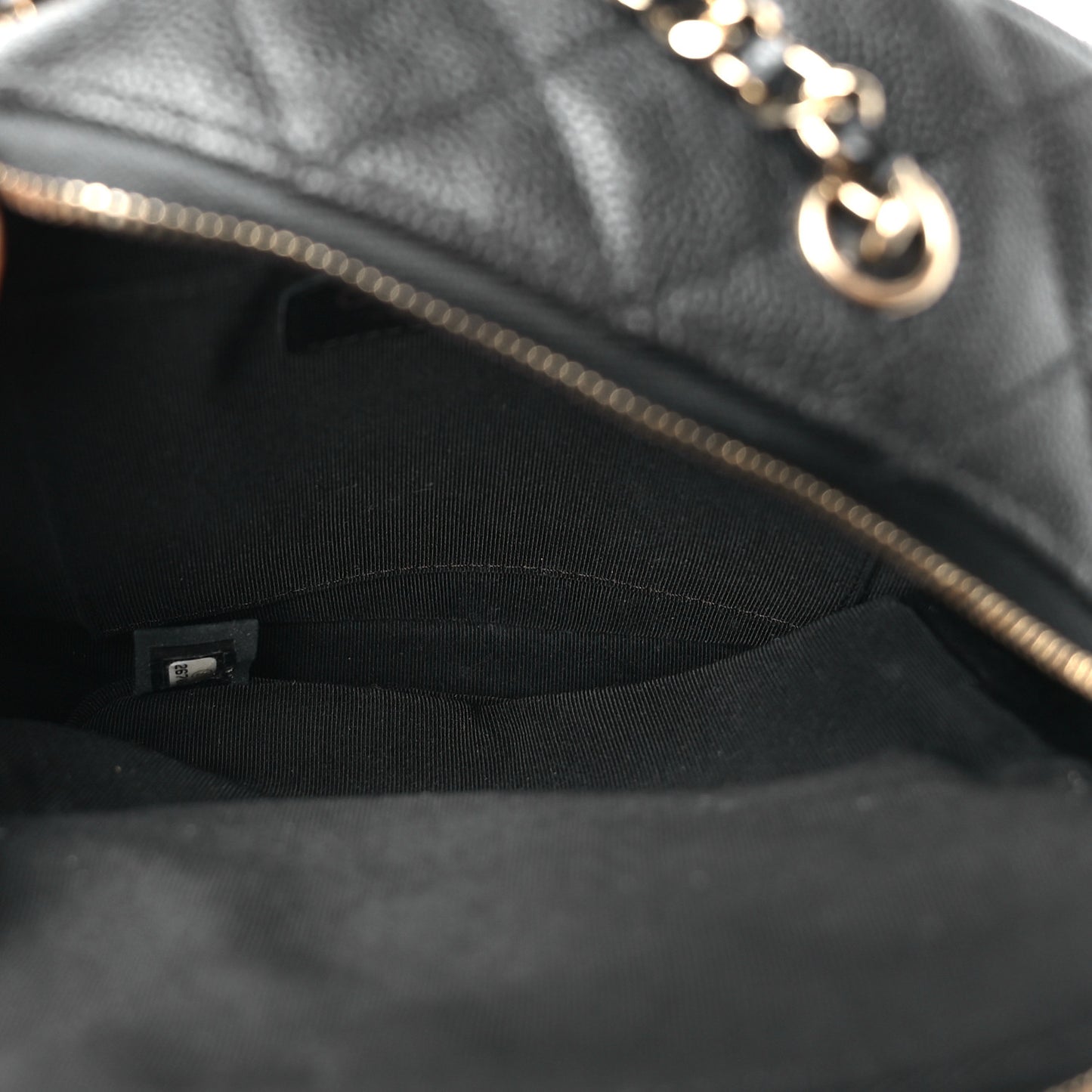 Caviar Quilted Small CC Day Backpack Black