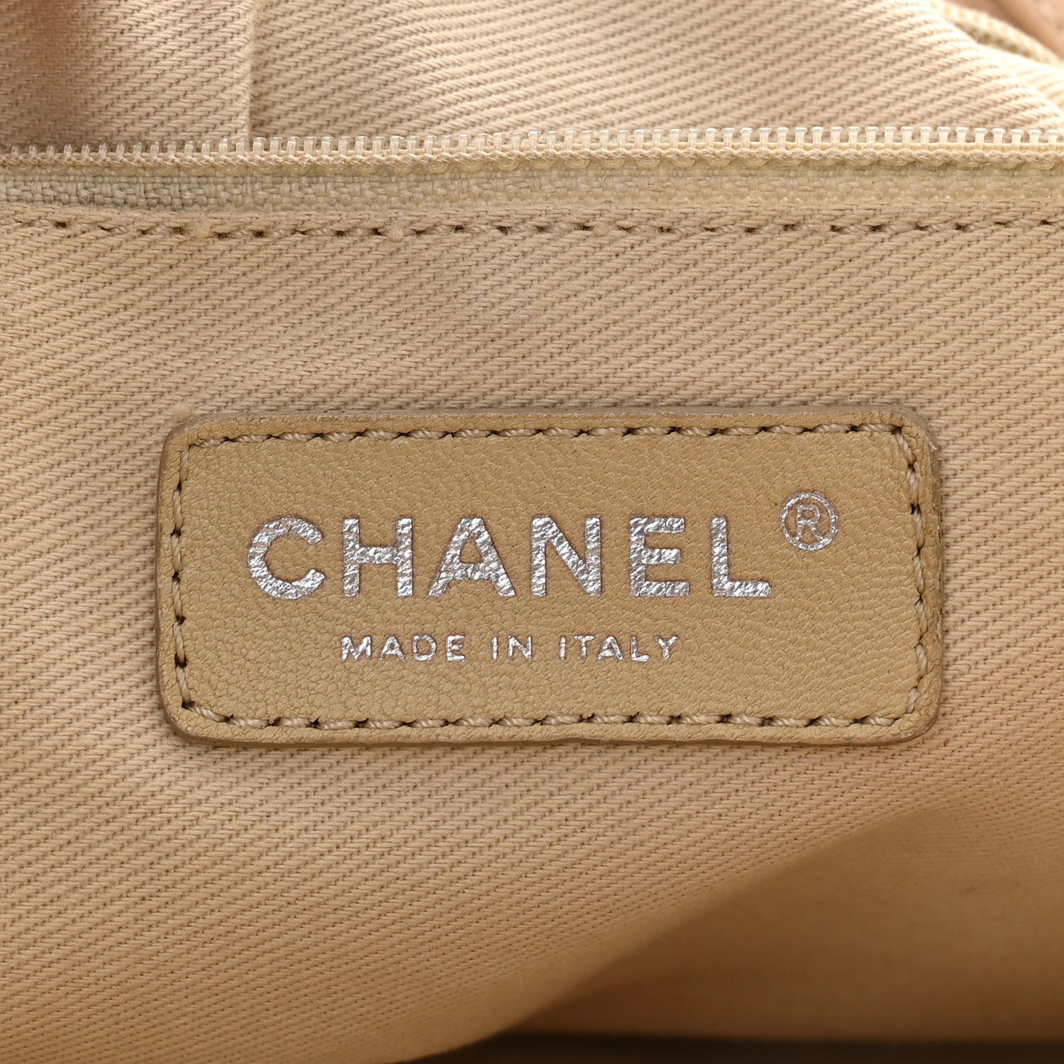 Chanel Caviar Executive Cerf Shopper Tote Beige 6 of 14