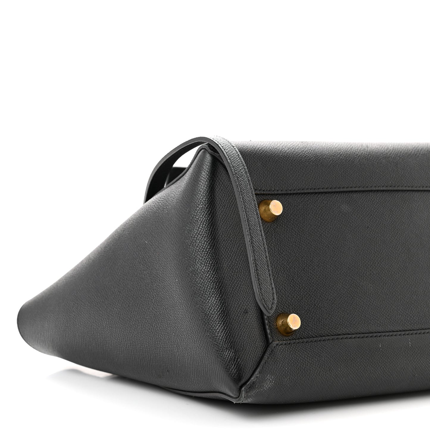 Grained Calfskin Mini Belt Bag Black