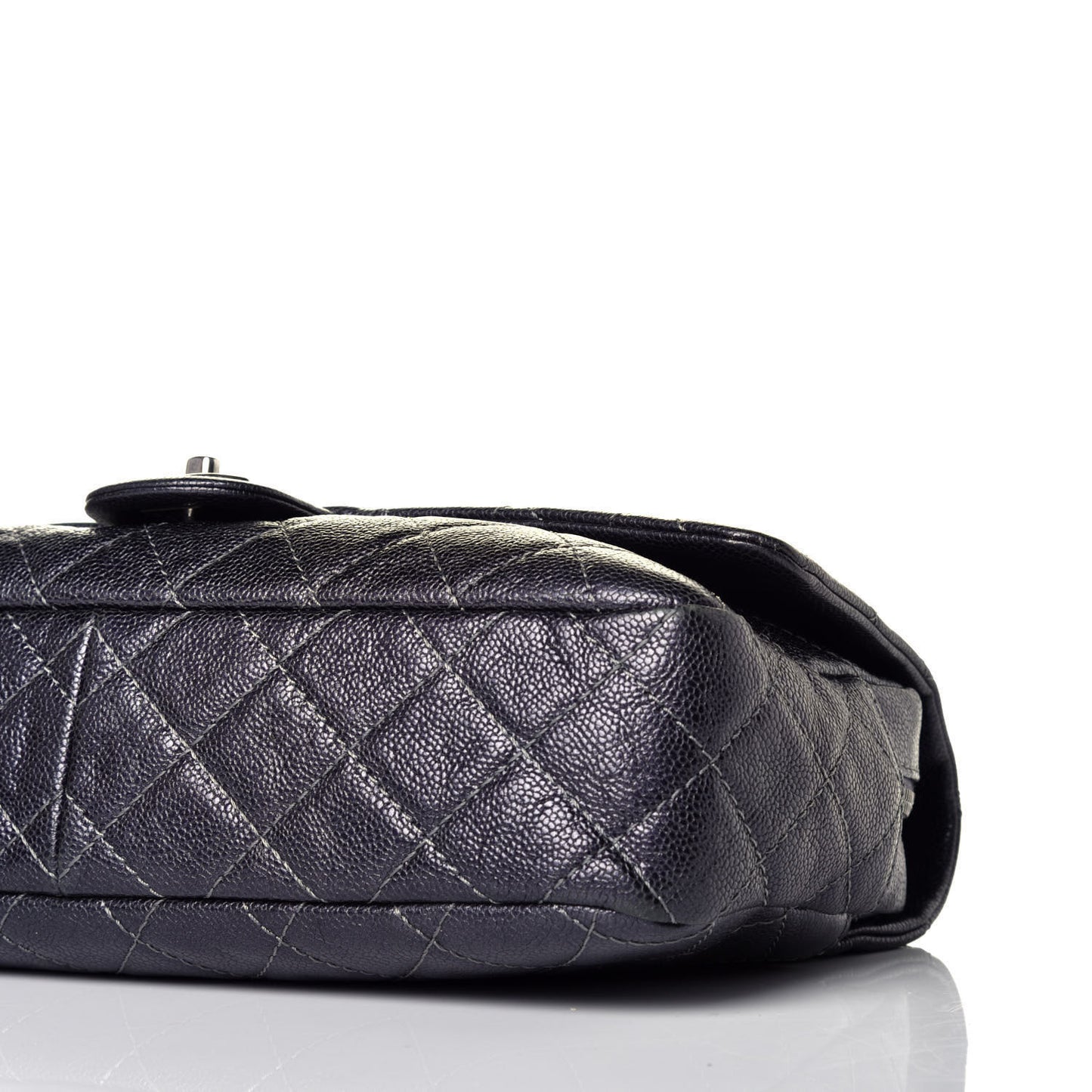 Caviar Quilted Large Chic Flap Black