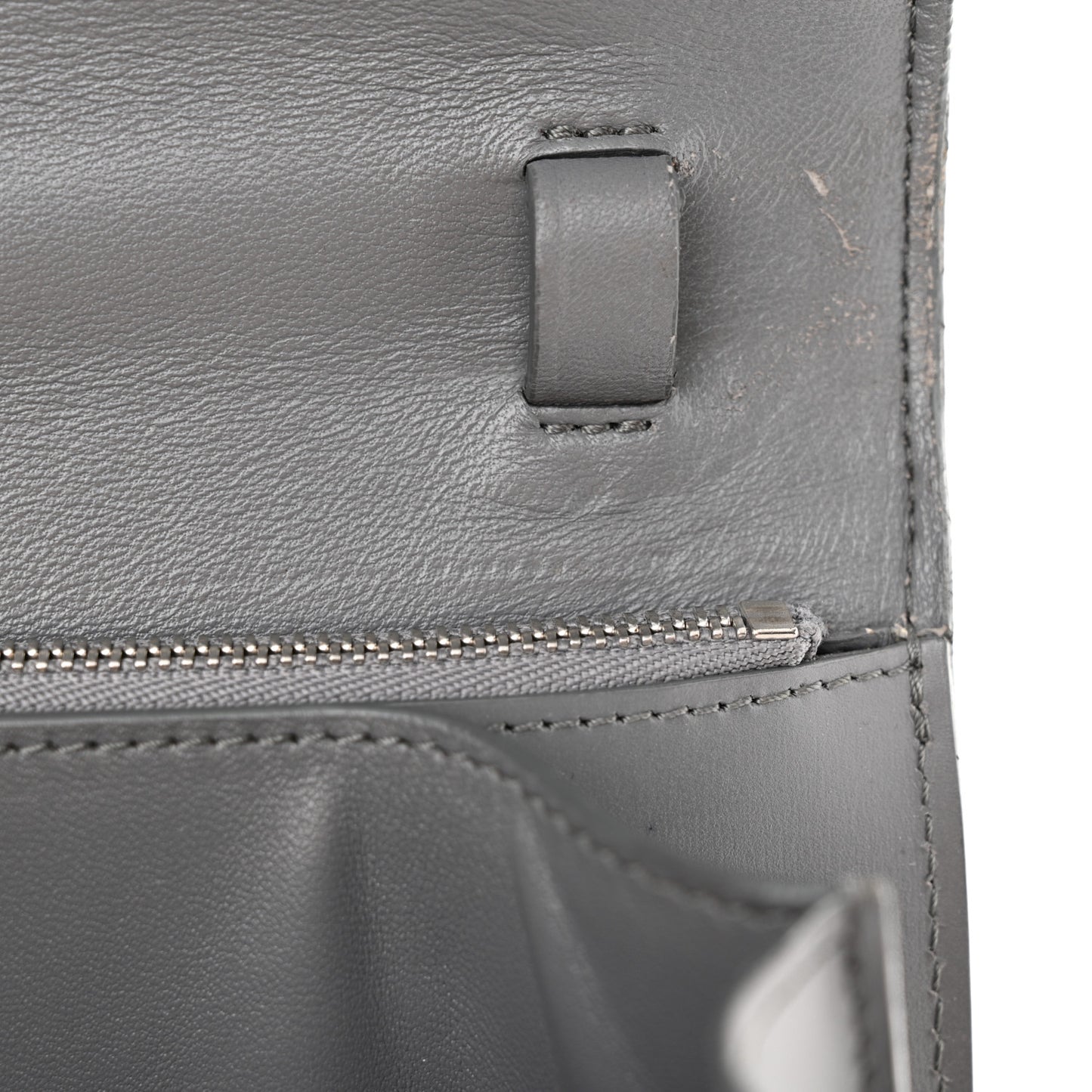 Smooth Calfskin Medium Classic Box Flap Bag Storm