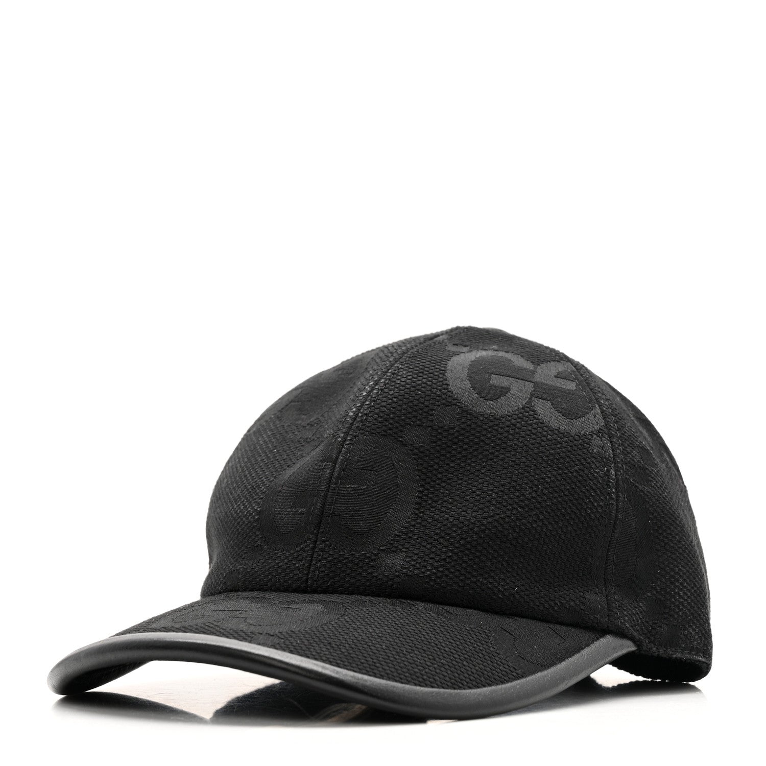 Gucci Monogram Jumbo GG Baseball Hat XS Black 1784678 – FASHIONPHILE