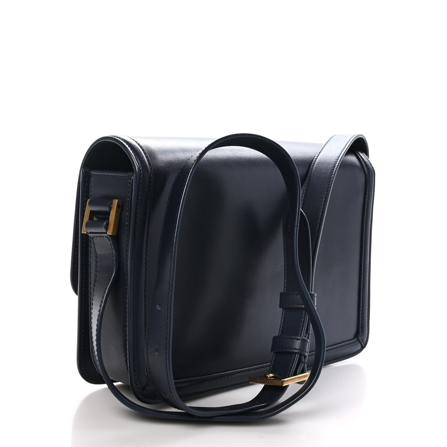 Box Calfskin Monogram Medium Solferino Satchel Deep Marine