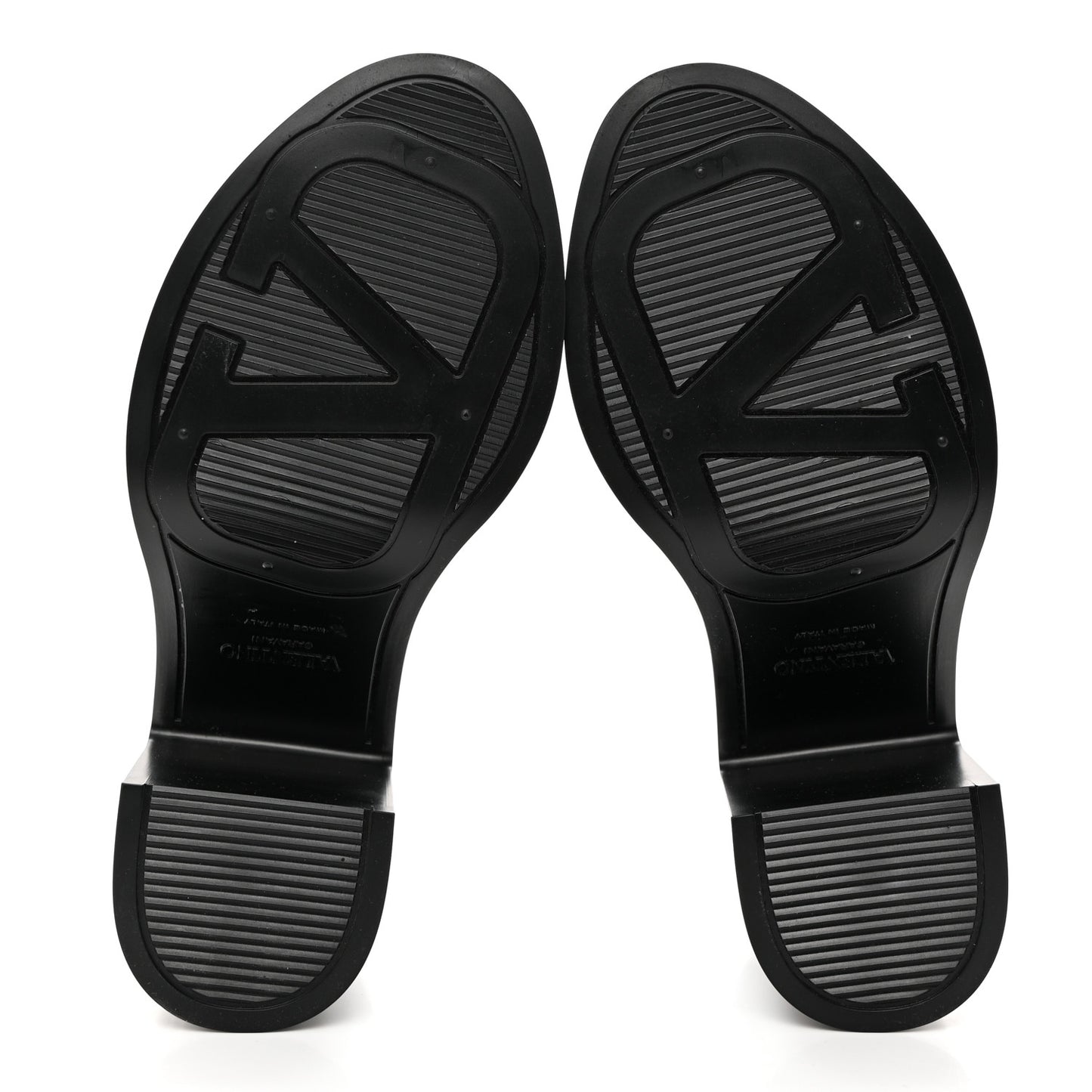 Rubber VLogo PM Platform Slide Sandals 36 Black