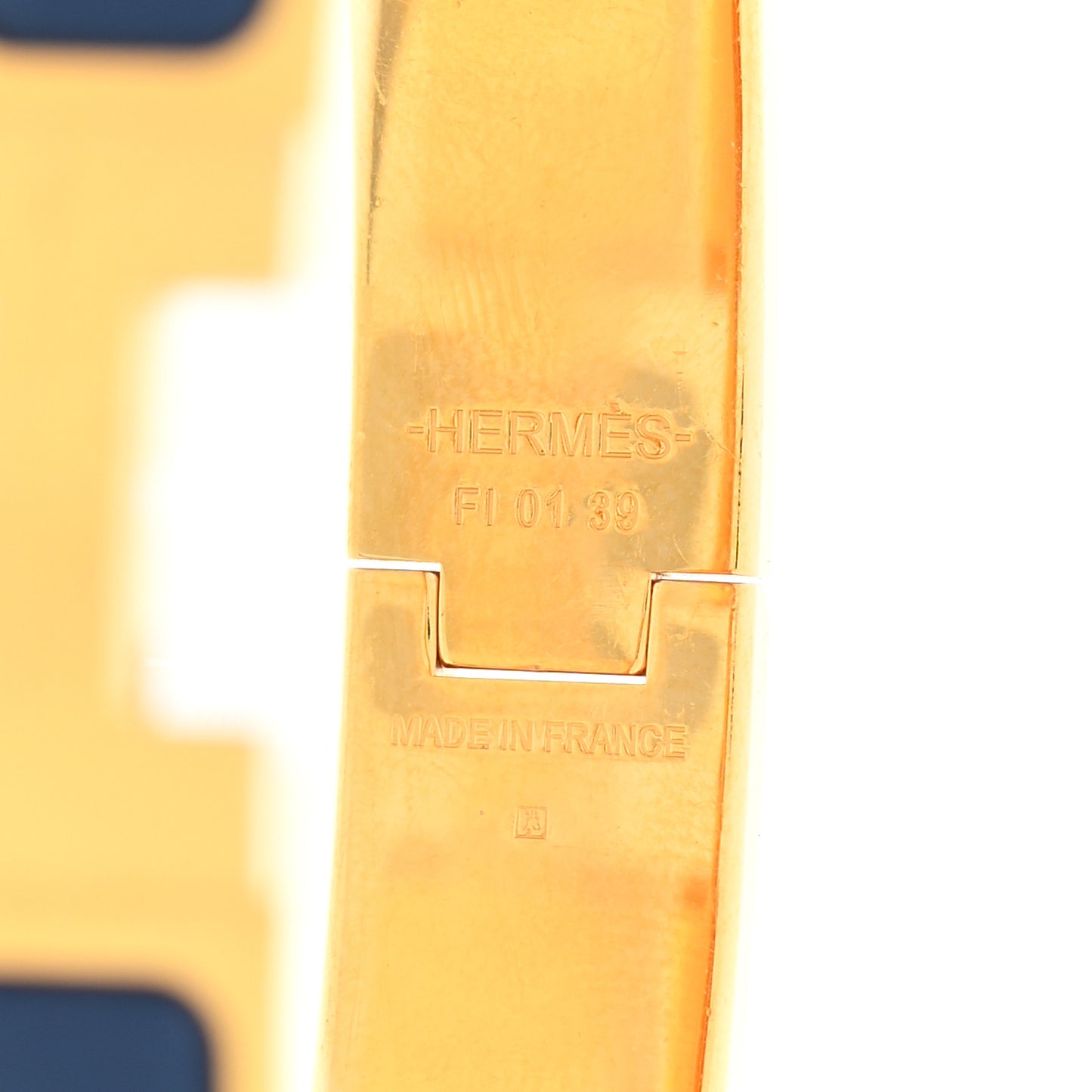 Matte Enamel Narrow Clic Clac HH Bracelet T6 Bleu Biarritz