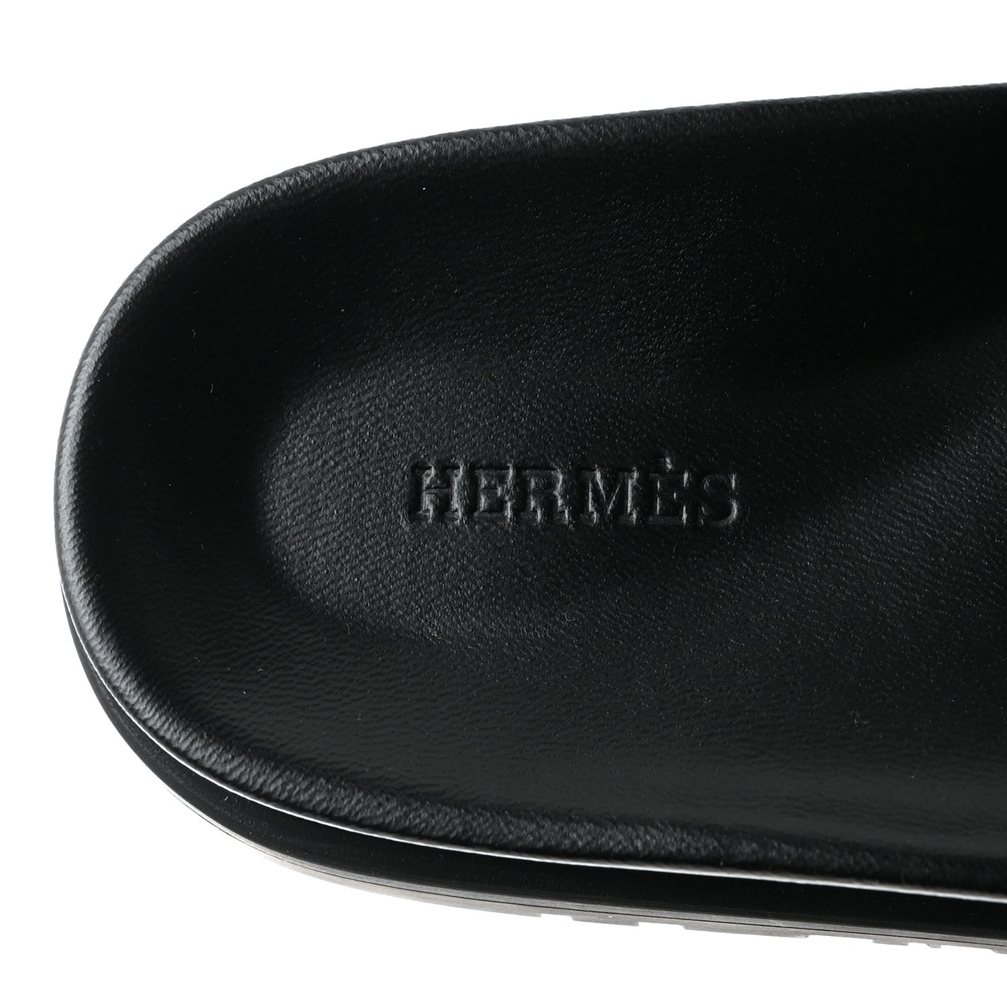 Calfskin Mens Biarritz Sandals 40 Black