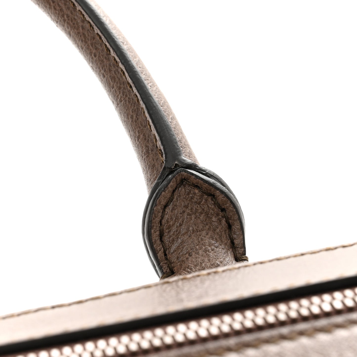GG Supreme Monogram Textured Calfskin Web Medium Ophidia Briefcase Beige Ebony New Acero