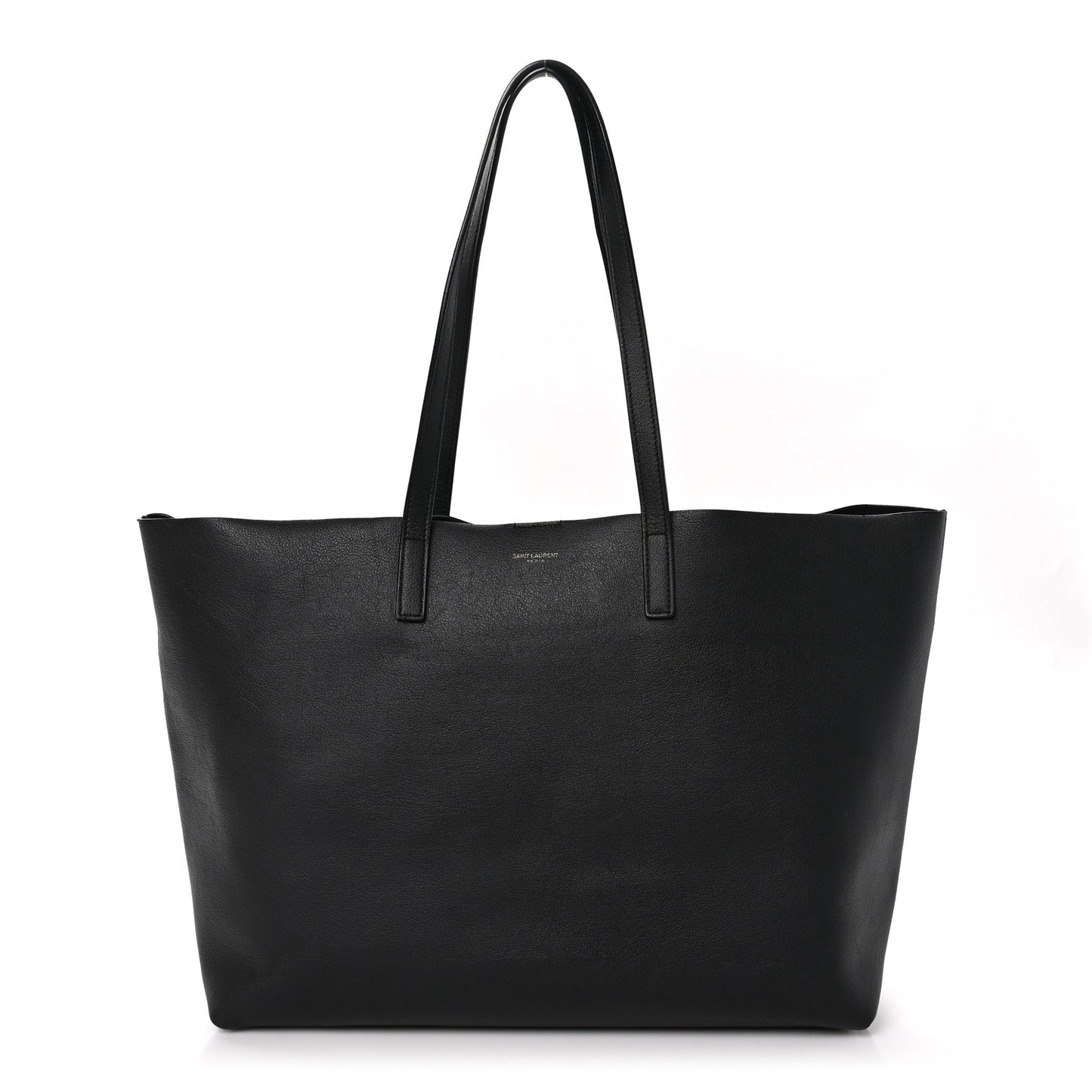 Calfskin Large Shopping Tote Black