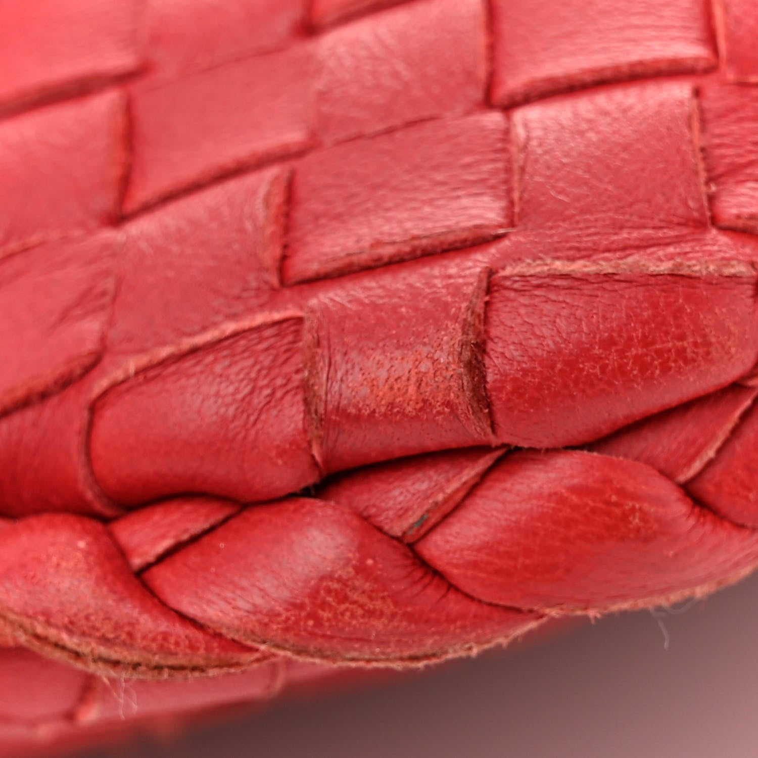 Bottega Veneta Nappa Intrecciato Large Veneta Hobo Red 10 of 11