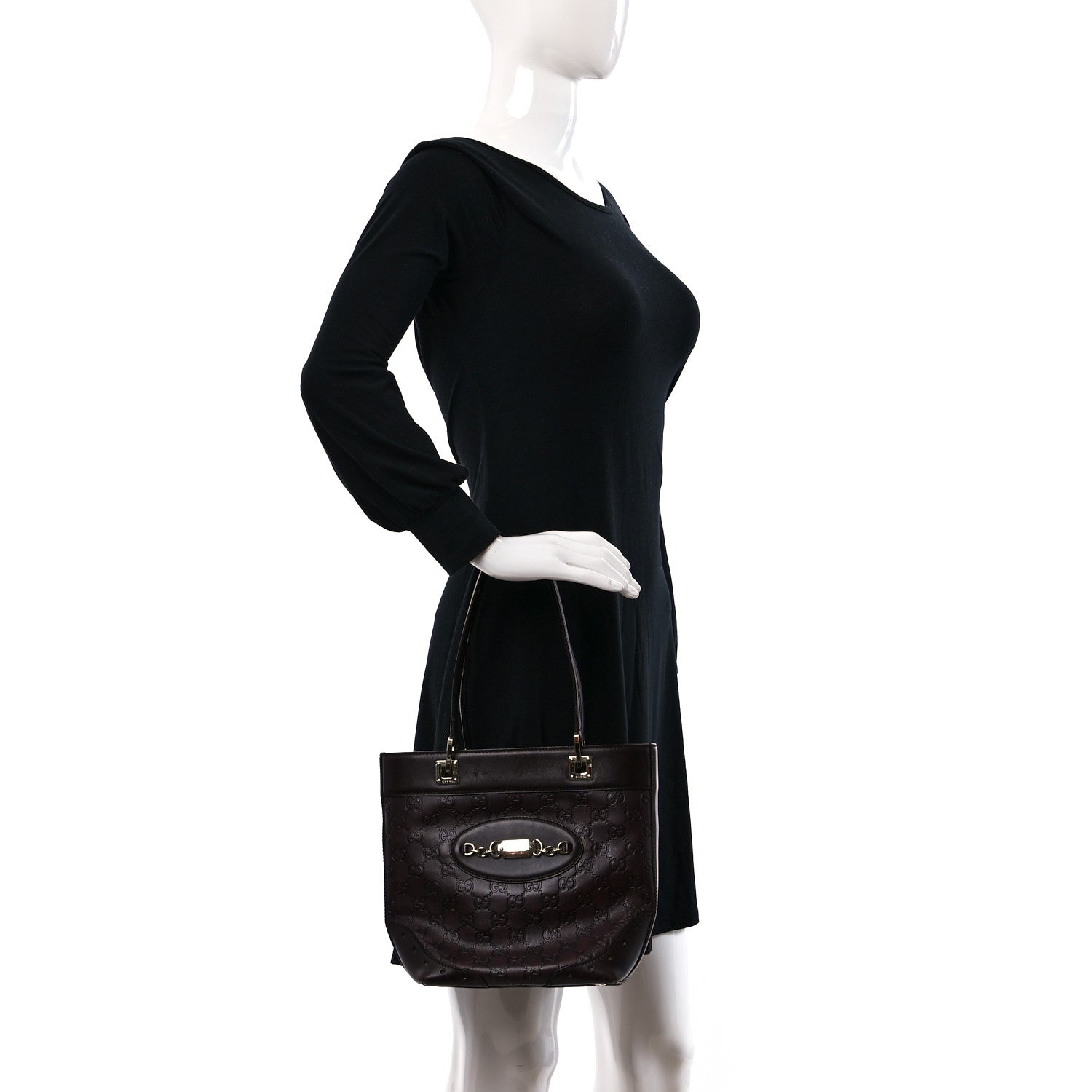 Gucci Guccissima Small Punch Tote Brown 2 of 9