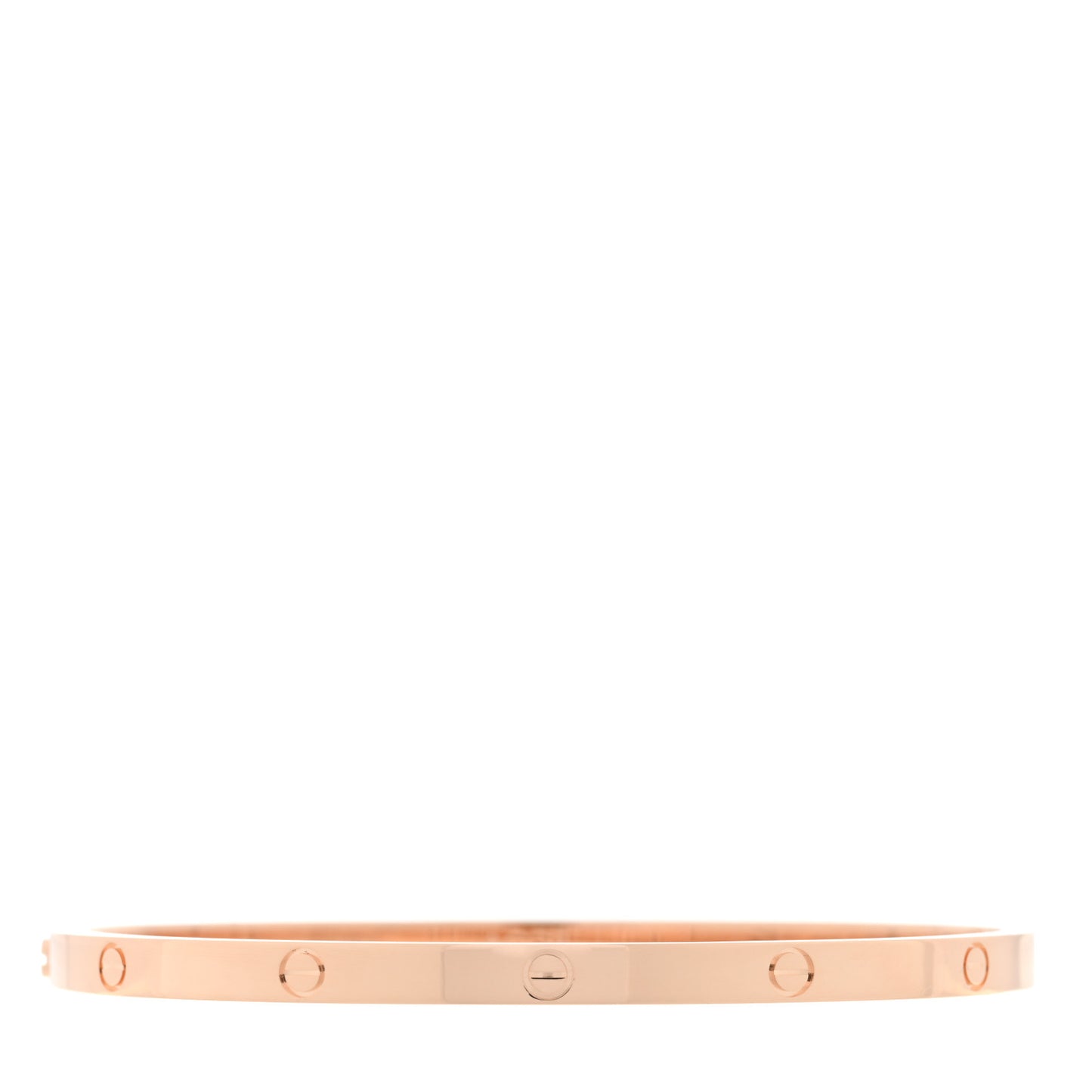 18K Pink Gold Small LOVE Bracelet 17