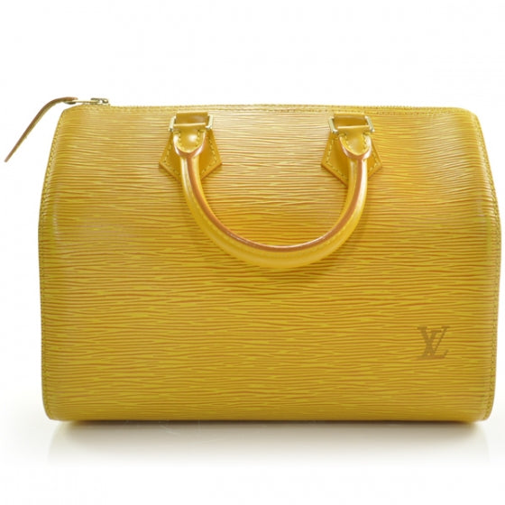 Louis Vuitton Epi Speedy 25 Yellow 20732 – FASHIONPHILE