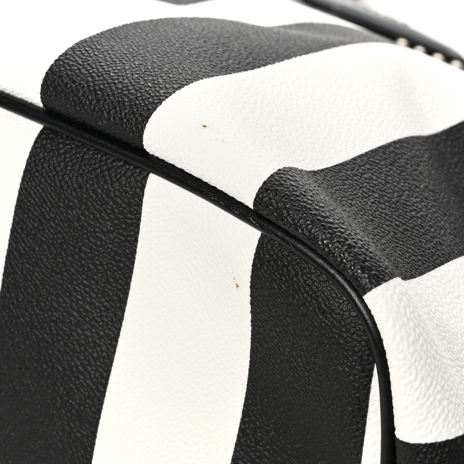 Givenchy Coated Canvas Striped Large Antigona Tote Black White 12 of 12