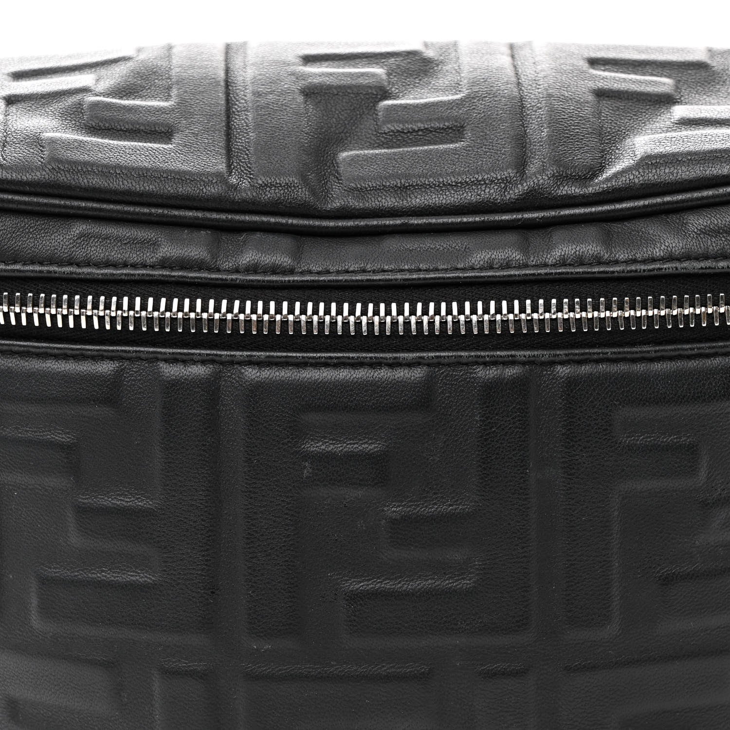 Fendi Nappa FF 1974 Embossed Belt Bag Black 8 of 15