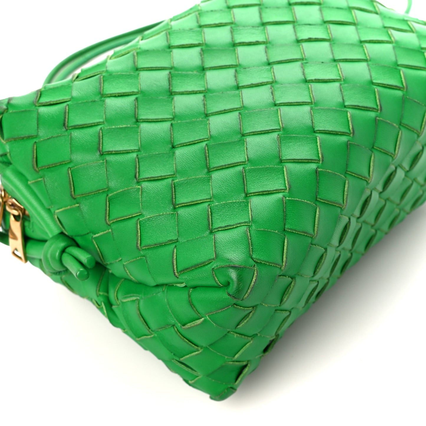 Nappa Intrecciato Small Loop Camera Bag Parakeet