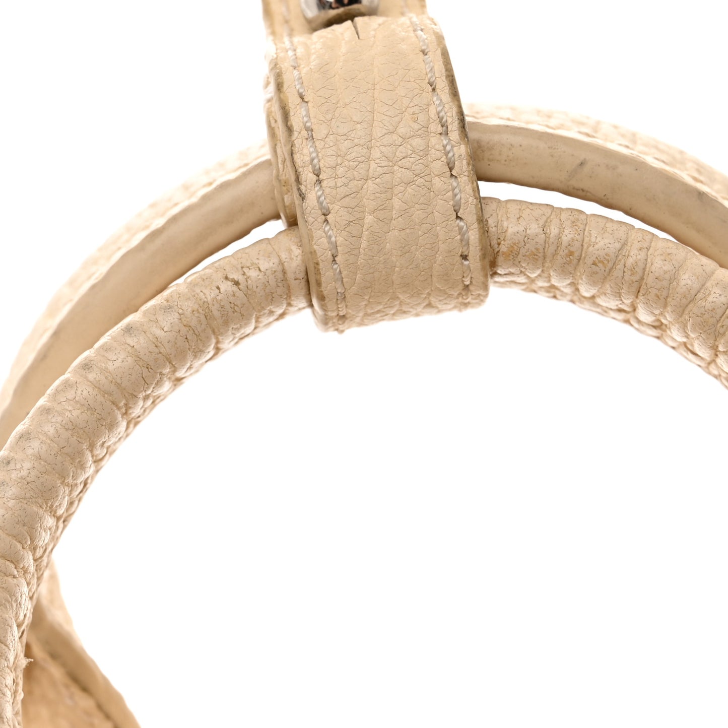 Textured Calfskin Mini Pashli Satchel Milk