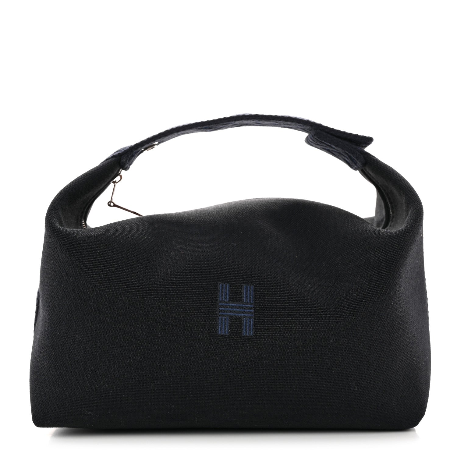 Hermes Canvas Large Bride-A-Brac Pouch Bleu Nuit 1 of 7