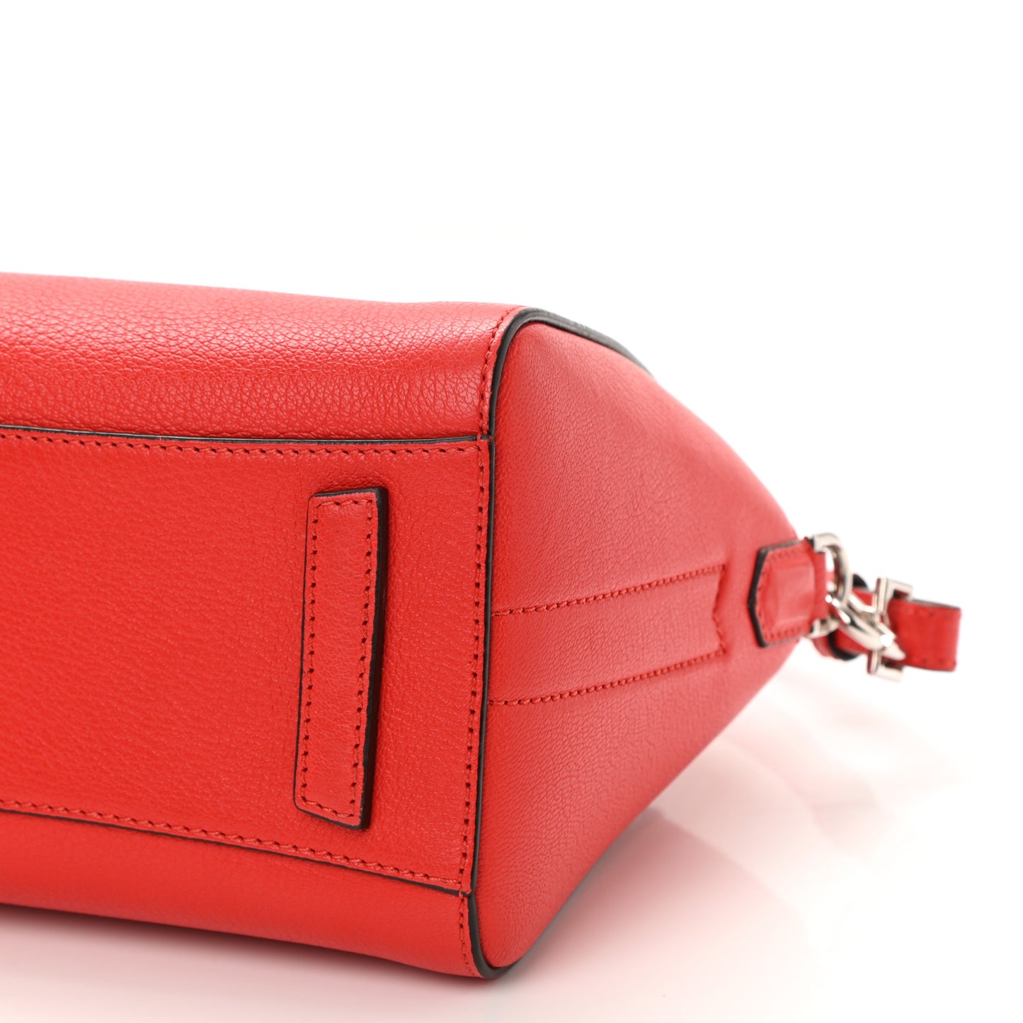 Sugar Goatskin Mini Antigona Pop Red