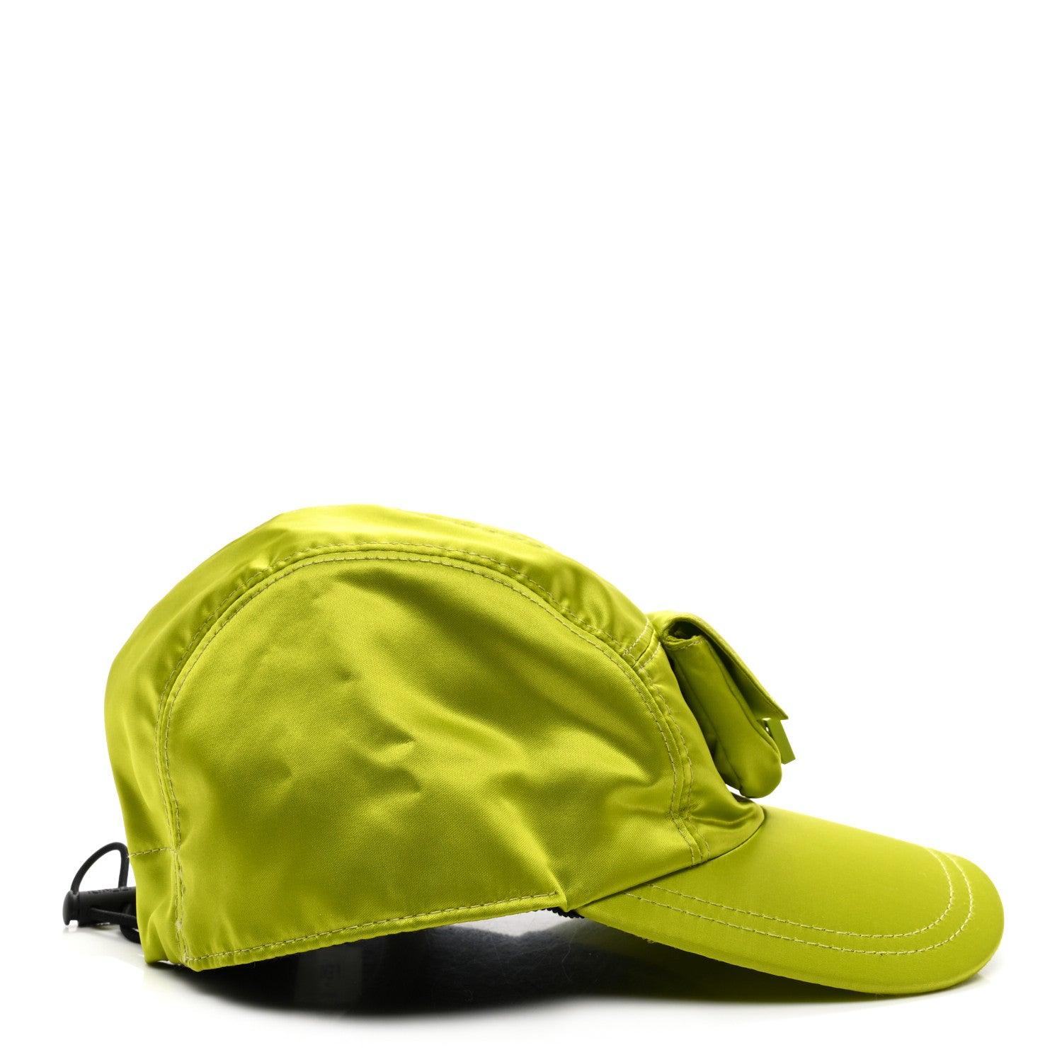 Fendi Nylon Cotton Baguette Pocket Baseball Hat Wasabi 5 of 9