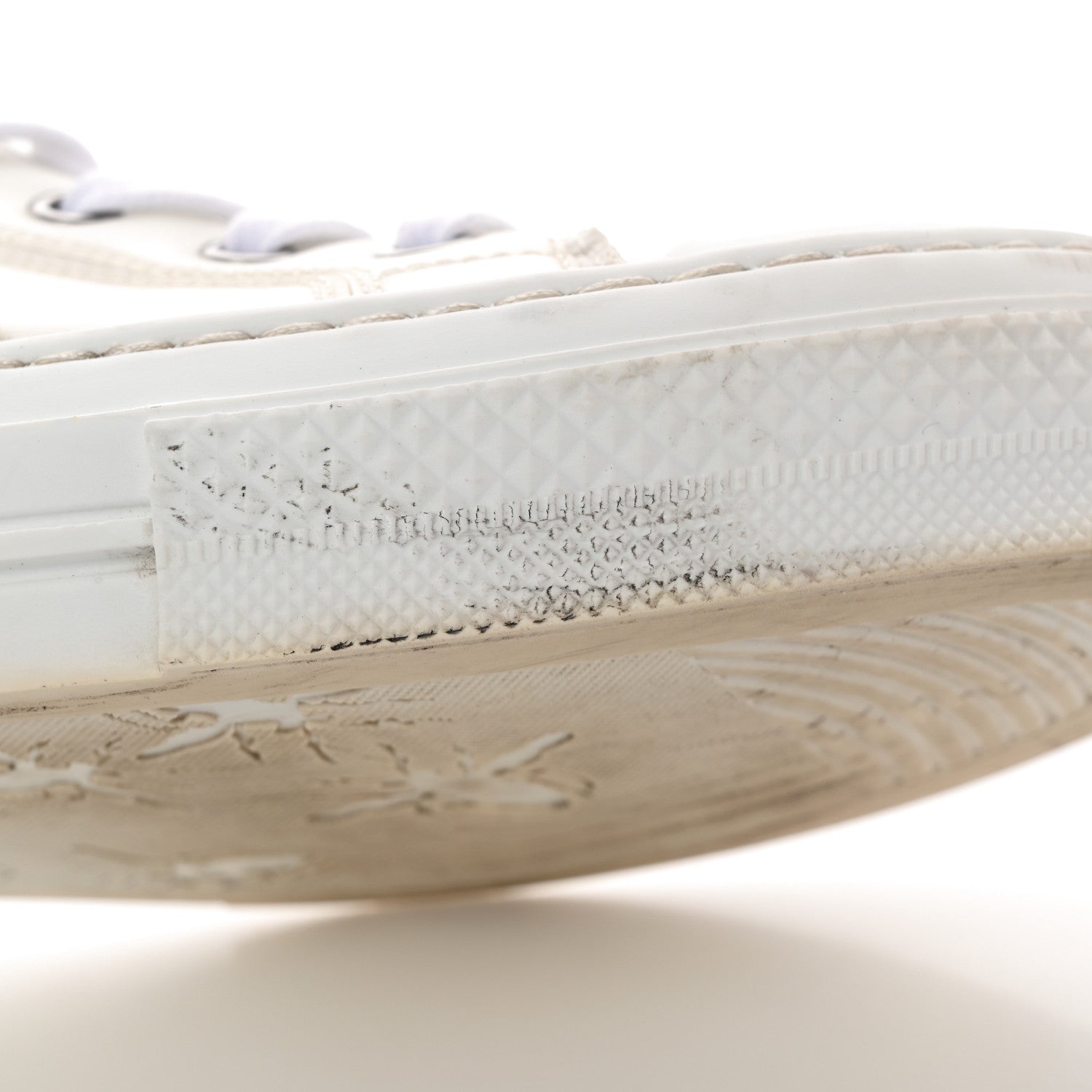 Christian Dior Technical Canvas Oblique Mens B23 Low Top Sneaker 42 White 16 of 17