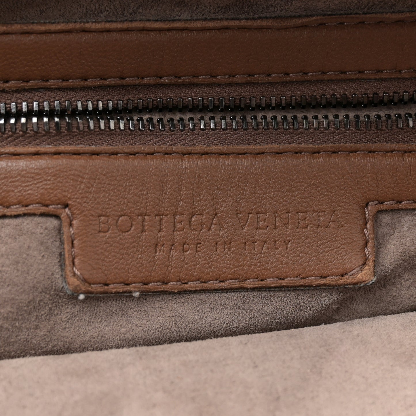 Nappa Intrecciato Large Veneta Hobo Noce