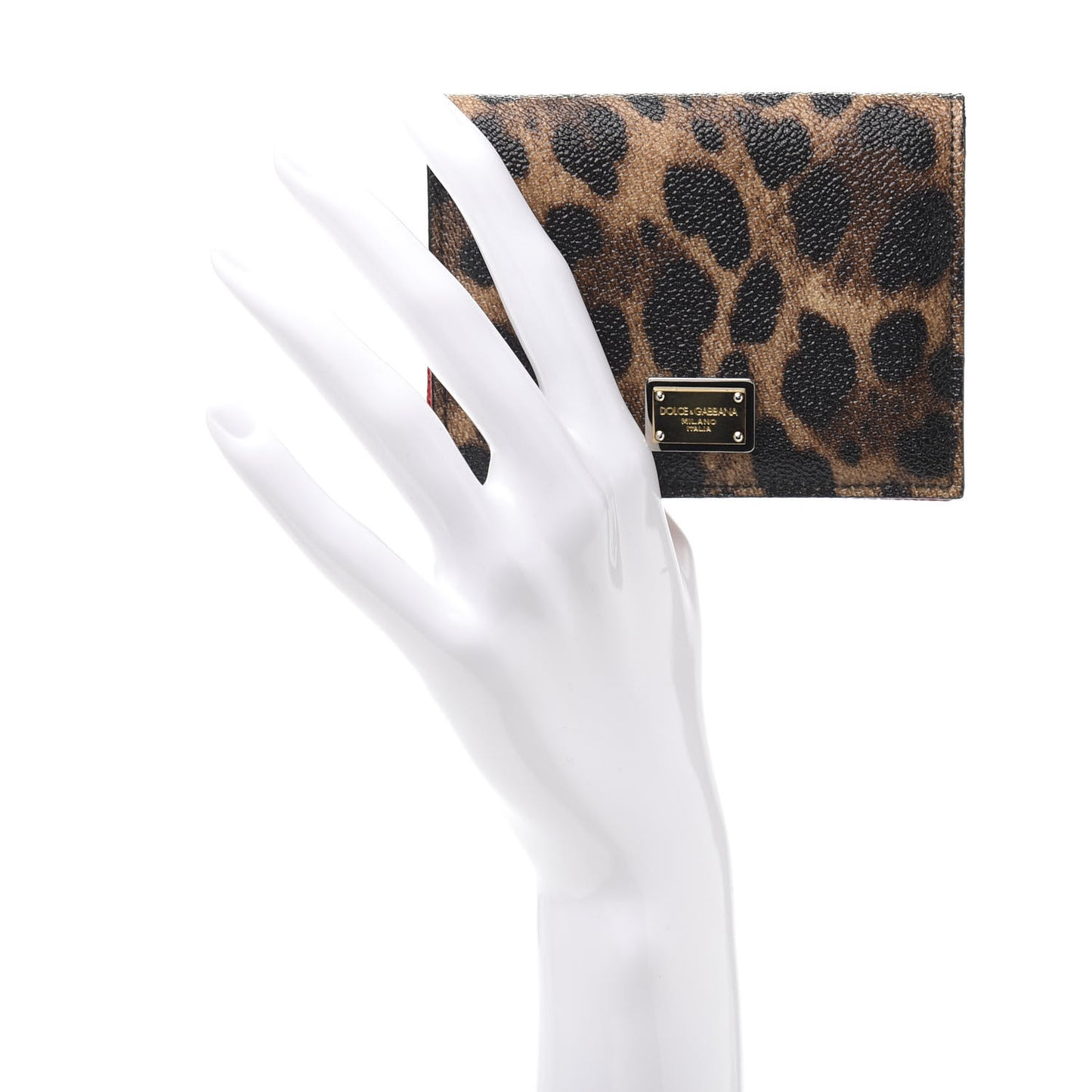 Dauphine Leopard Print Flap Card Holder