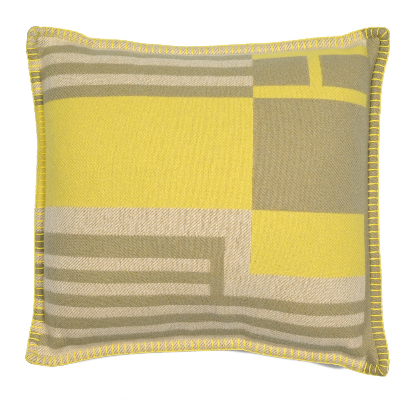 Wool Cashmere Ithaque Pillow Tilleul Lime
