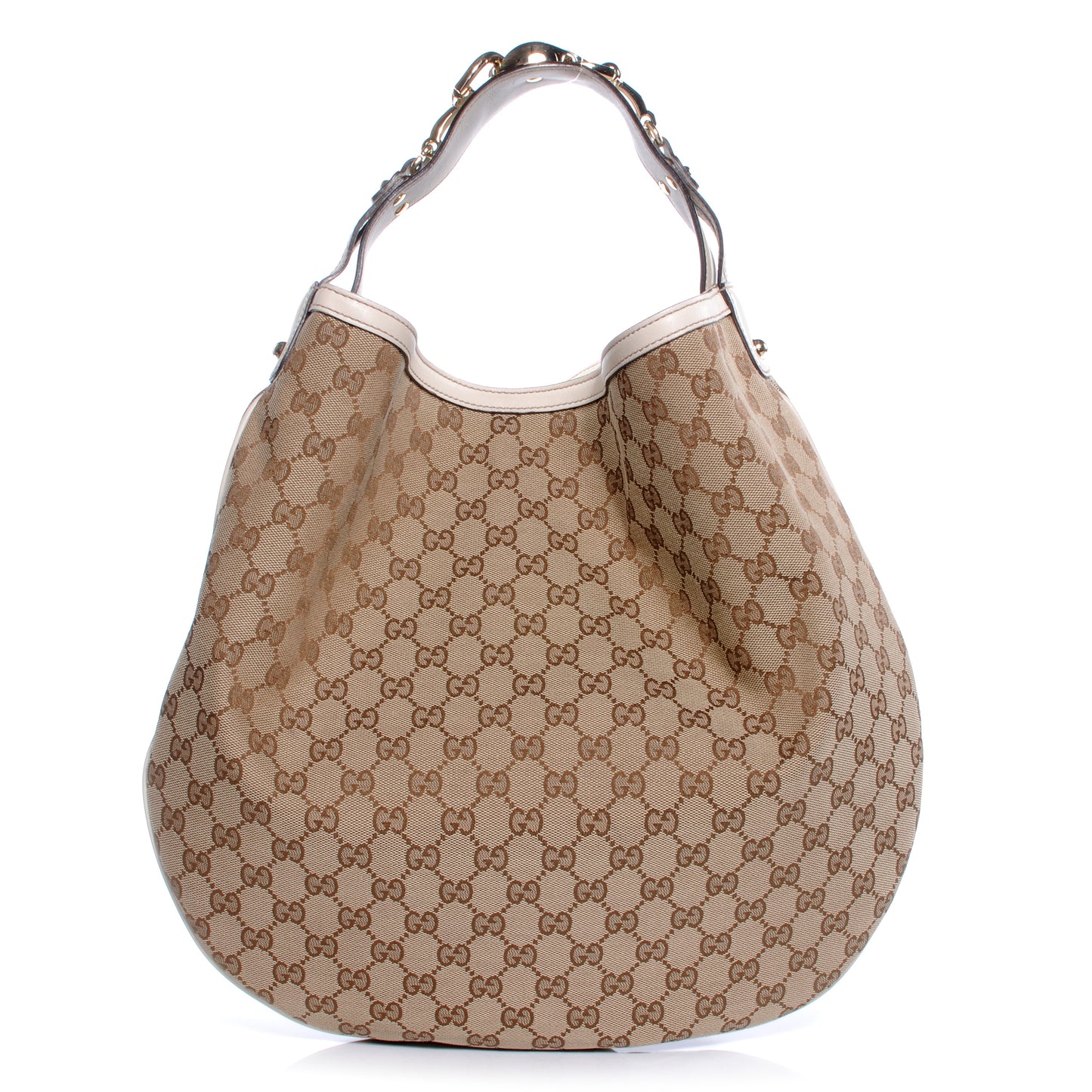 Monogram Wave Hobo Off White
