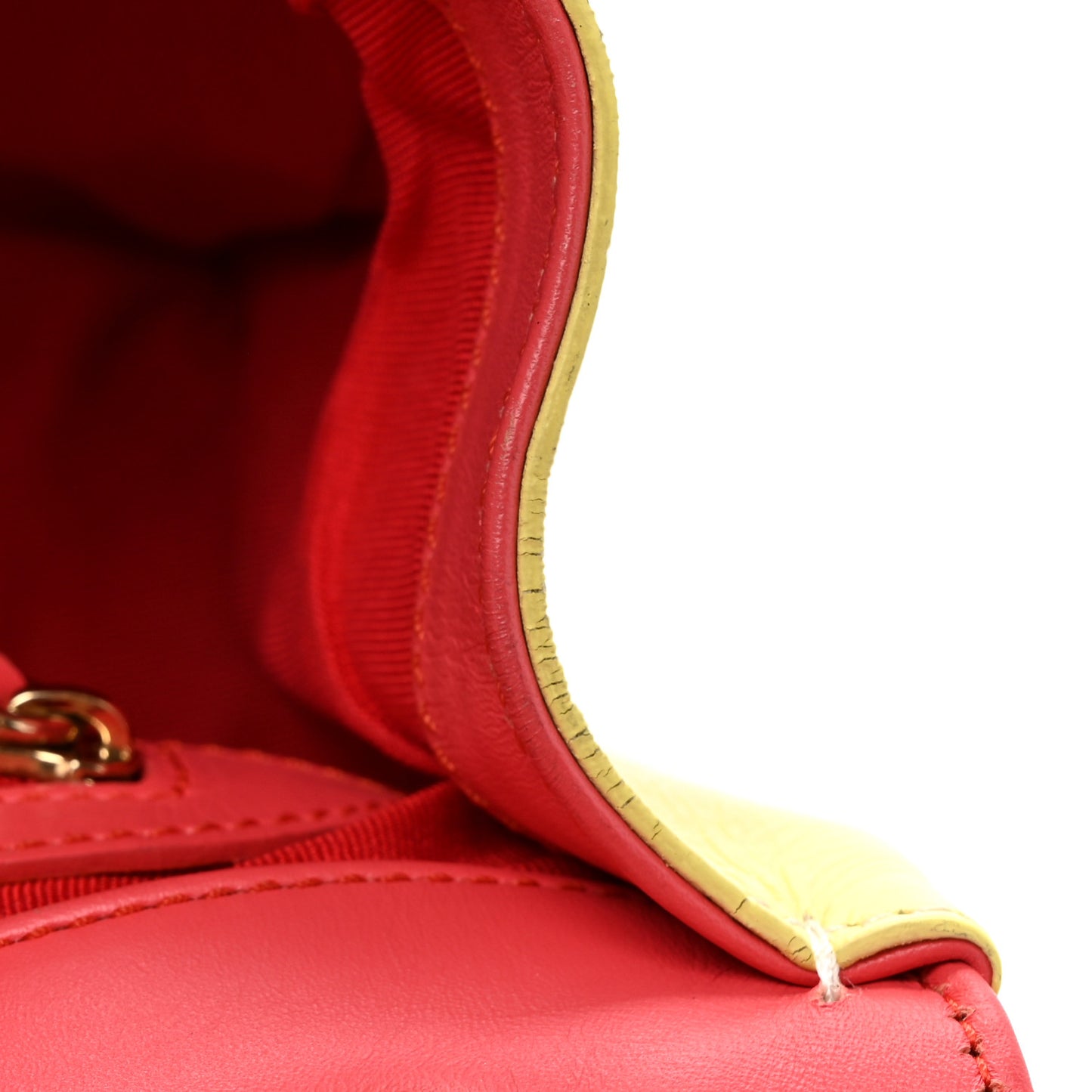 Calfskin Small Sweet Charity Shoulder Bag Multicolor