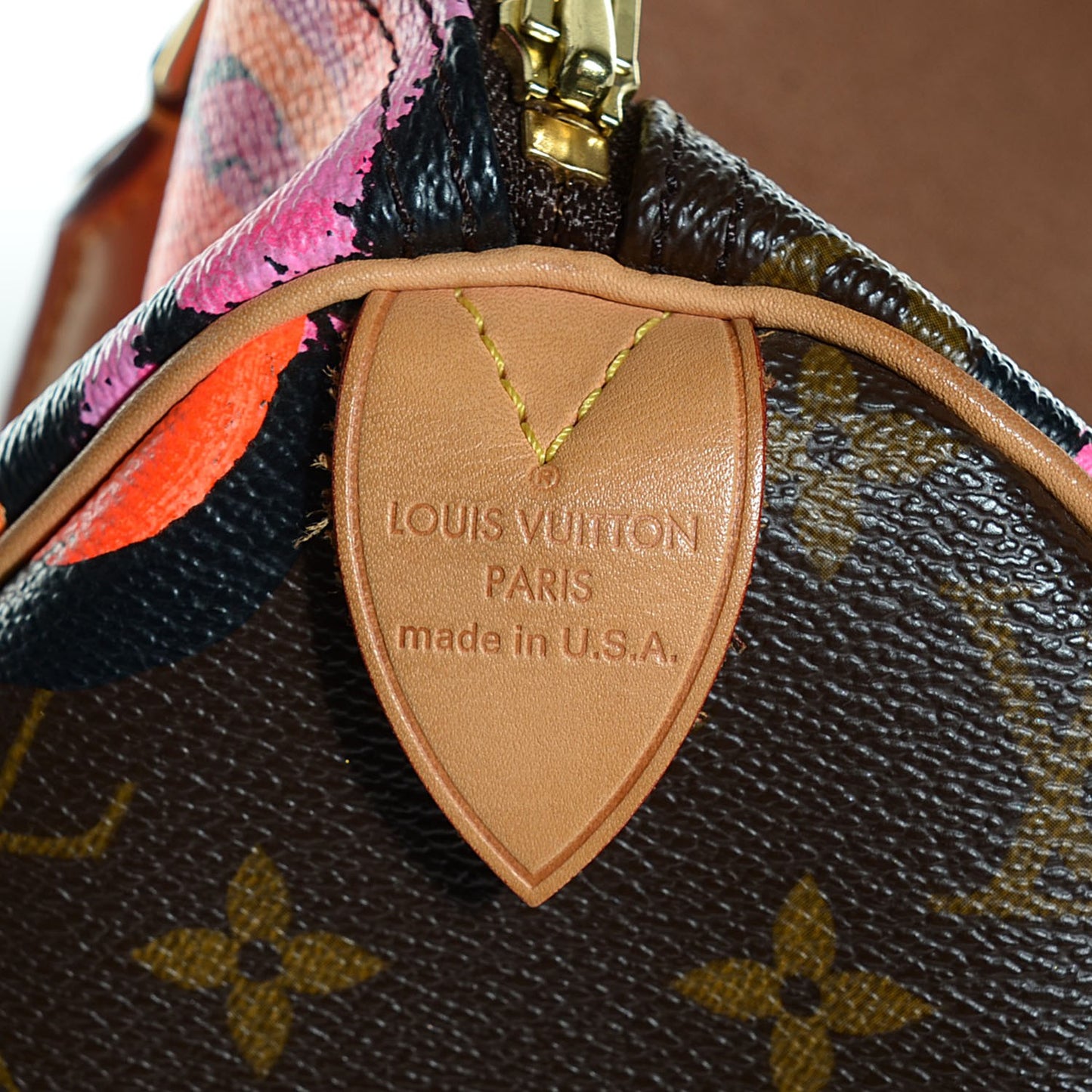 Monogram Roses Speedy 30