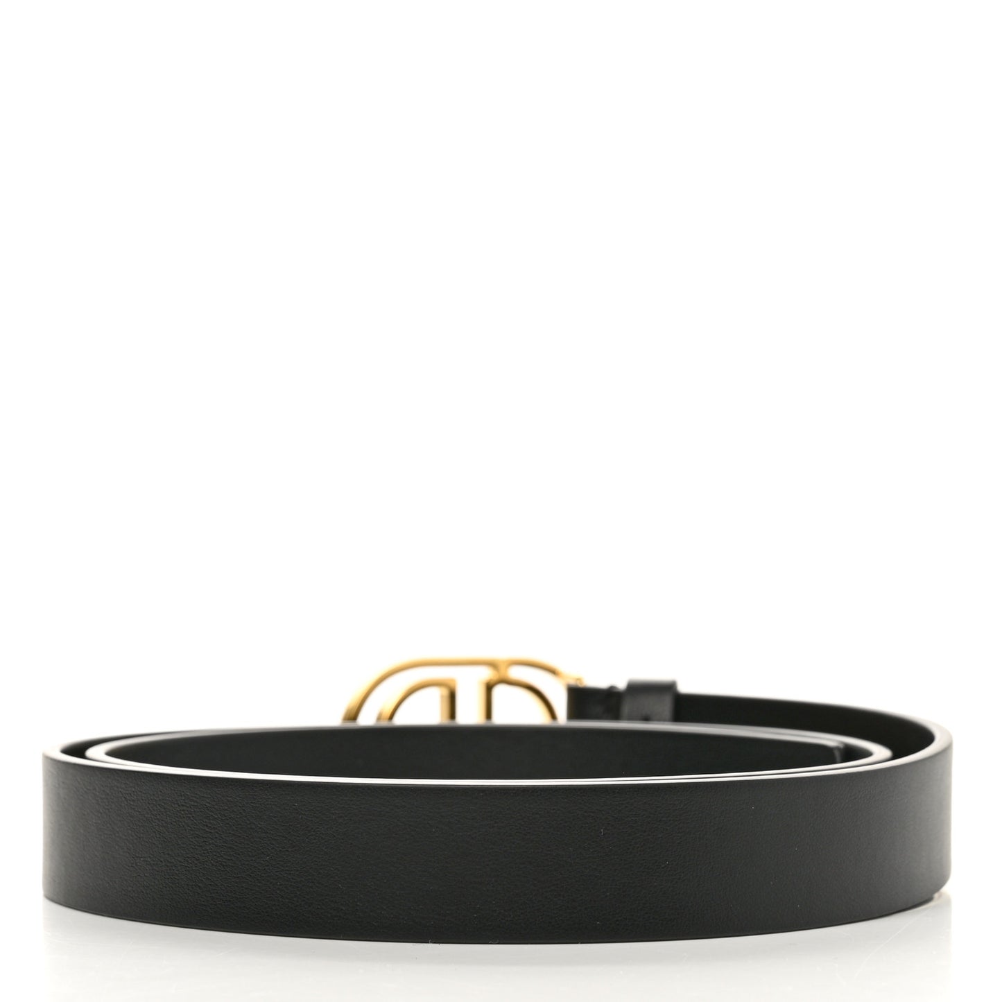 Calfskin CD Belt 85 Black