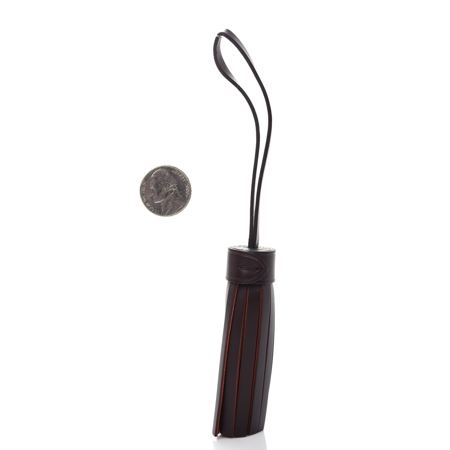 Louis Vuitton Calfskin Croisette Tassel Bag Charm Ebene 2 of 3