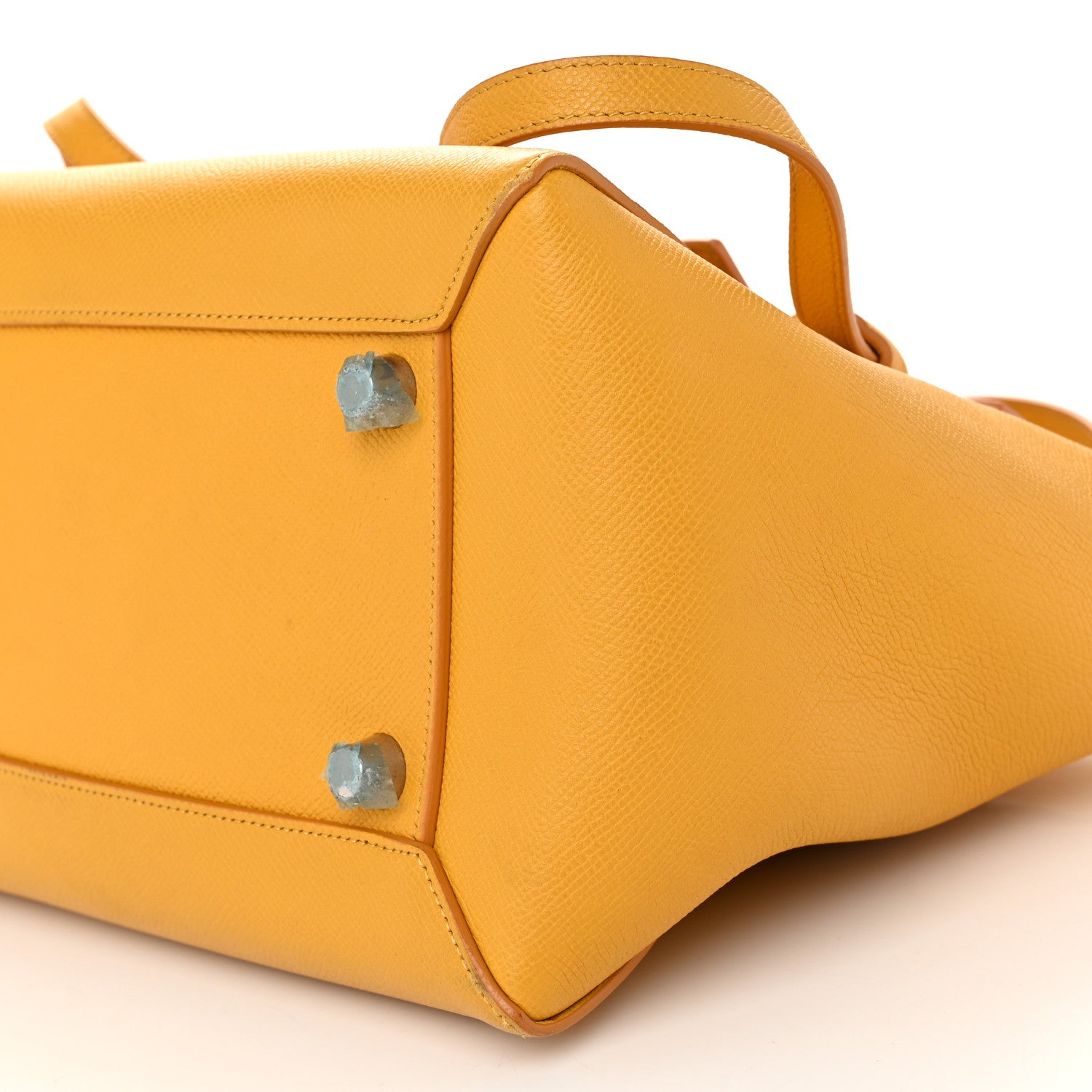 Celine Grained Calfskin Mini Belt Bag Amber 10 of 13