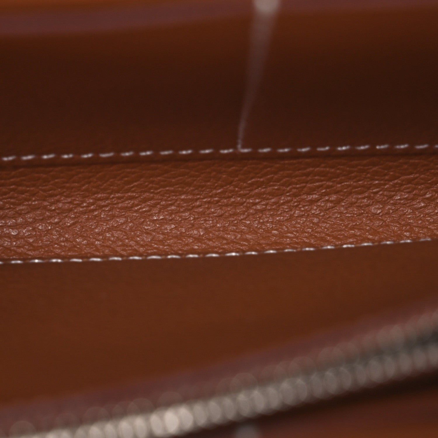Hermes Evercolor Kelly Wallet To Go Gold 5 of 13