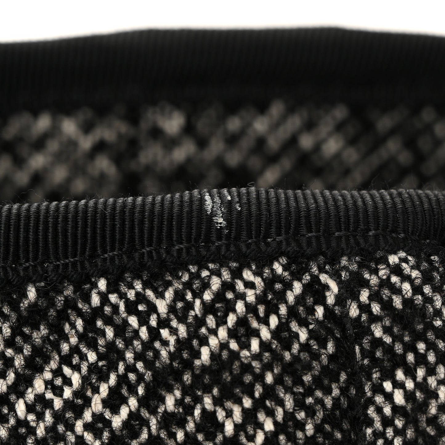 Mixed Fibers Calfskin Medium Deauville Tote Black