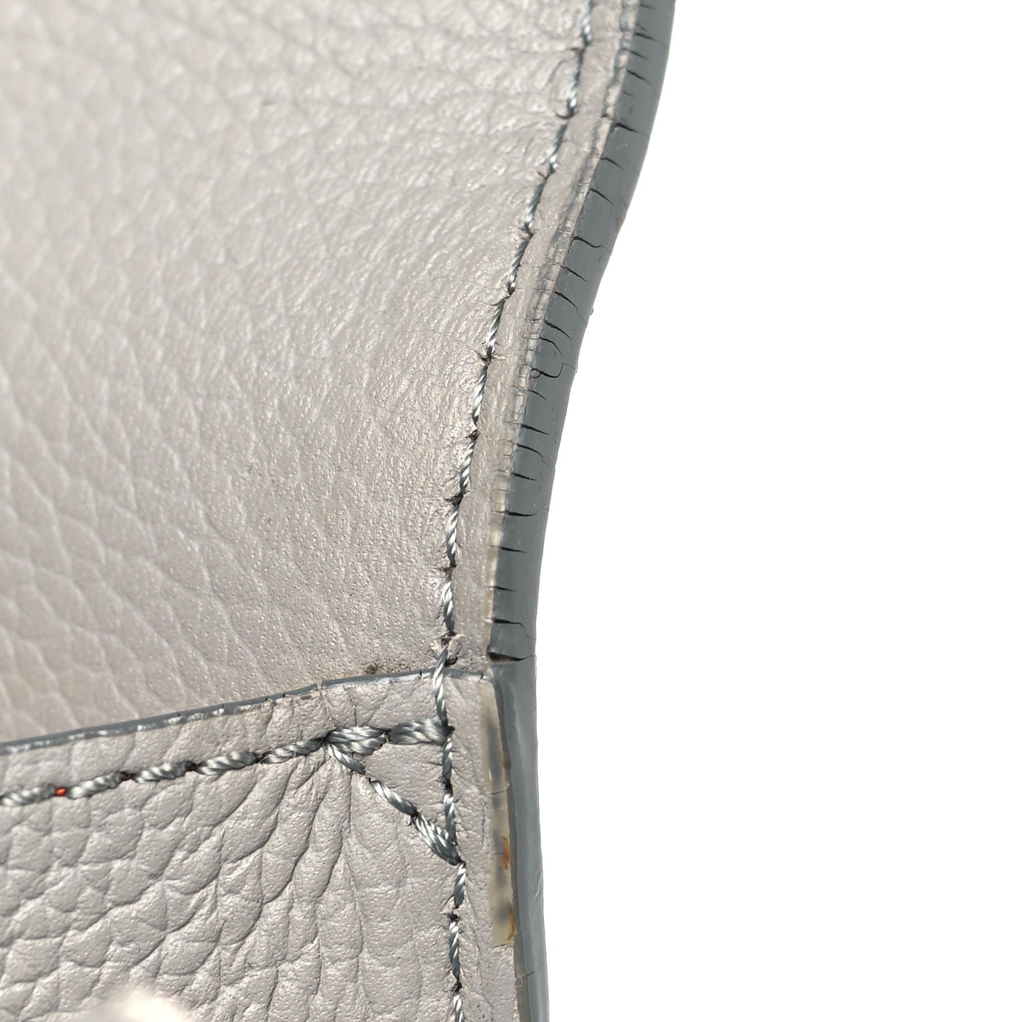 Grained Calfskin Patricia Park Avenue Crossbody Bag Arch Grey