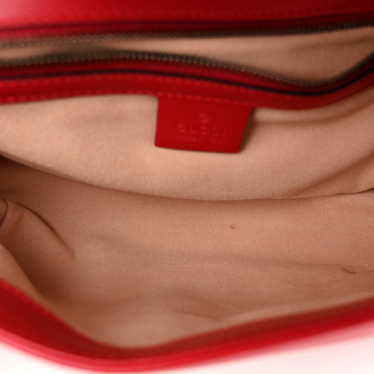 Calfskin Matelasse Small GG Marmont Shoulder Bag Hibiscus Red