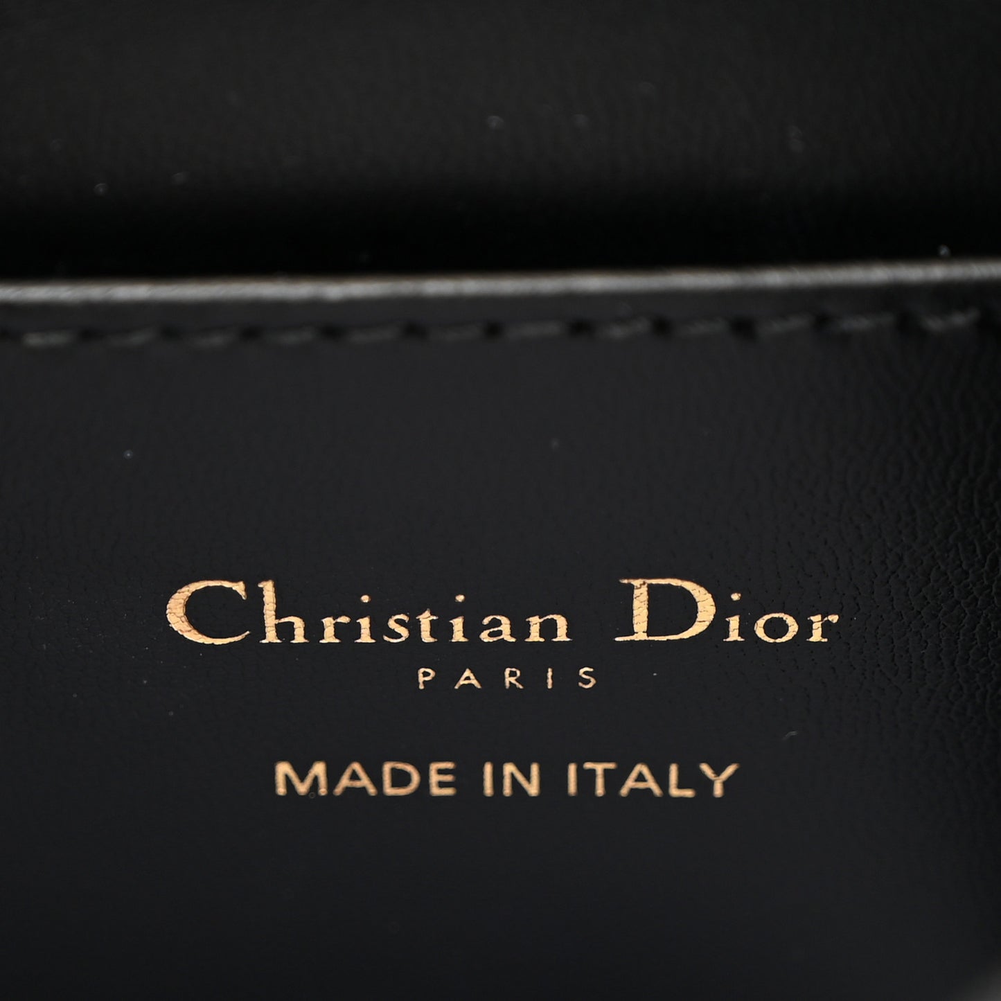 Calfskin Quilted All Over Miss Dior Flap Black