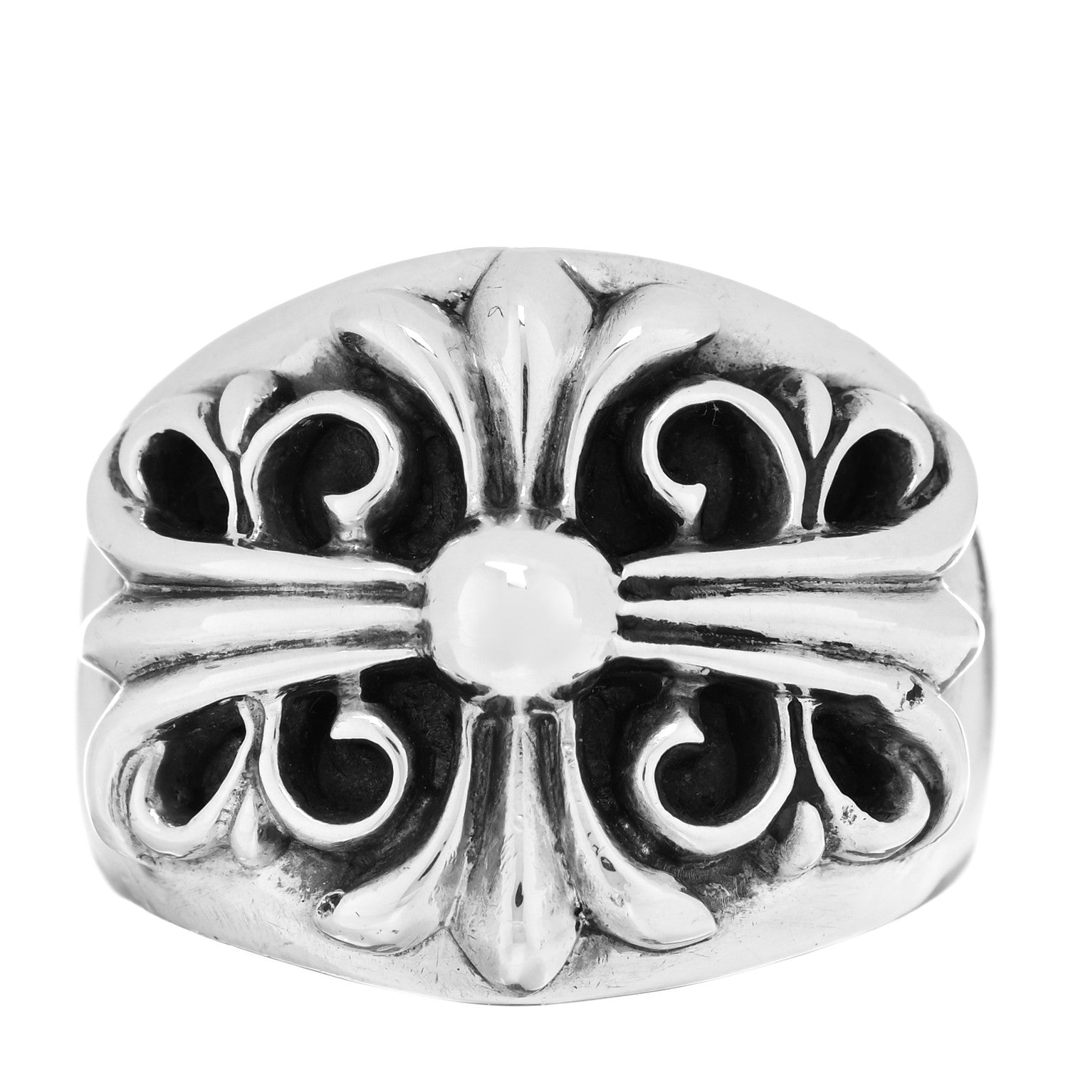 Chrome Hearts Sterling Silver Keeper Ring 68 12.25 1550936