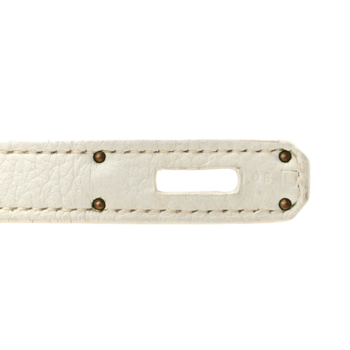 Taurillon Clemence Birkin 35 White