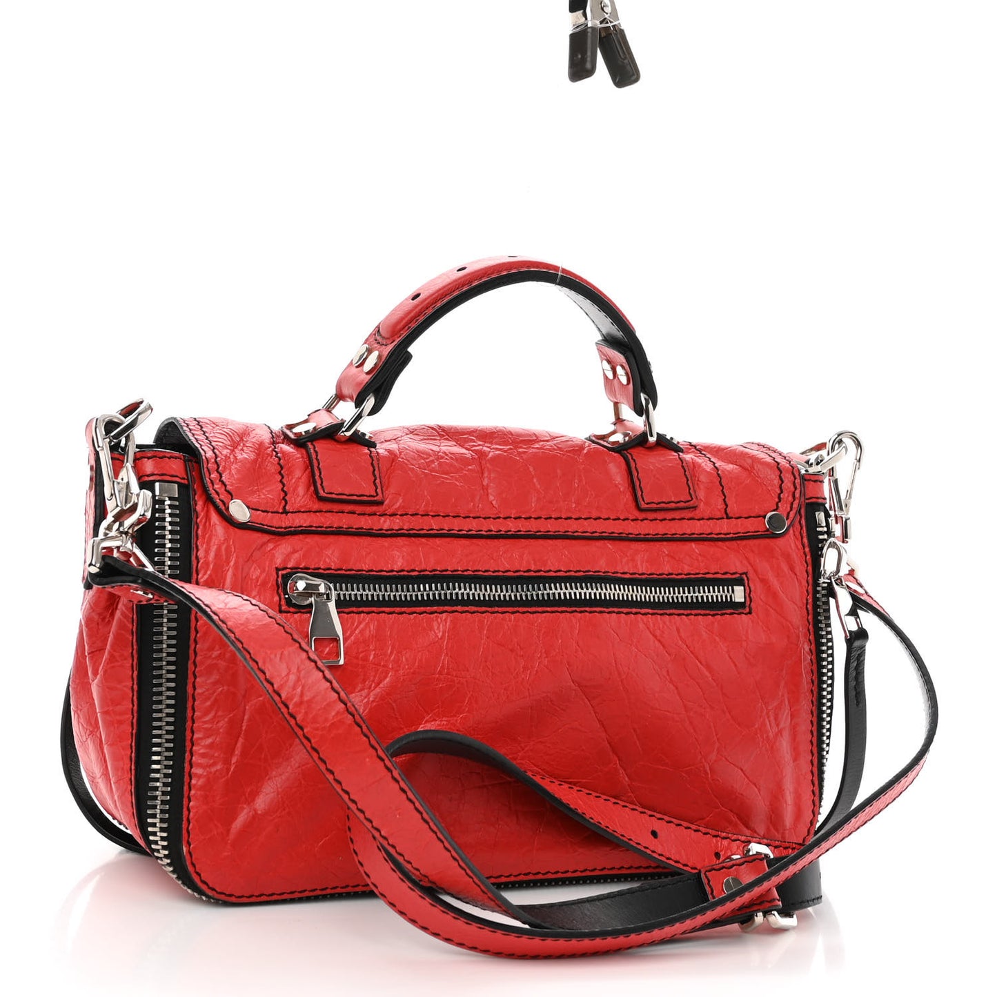 Lambskin Tiny PS1 Satchel Chianti