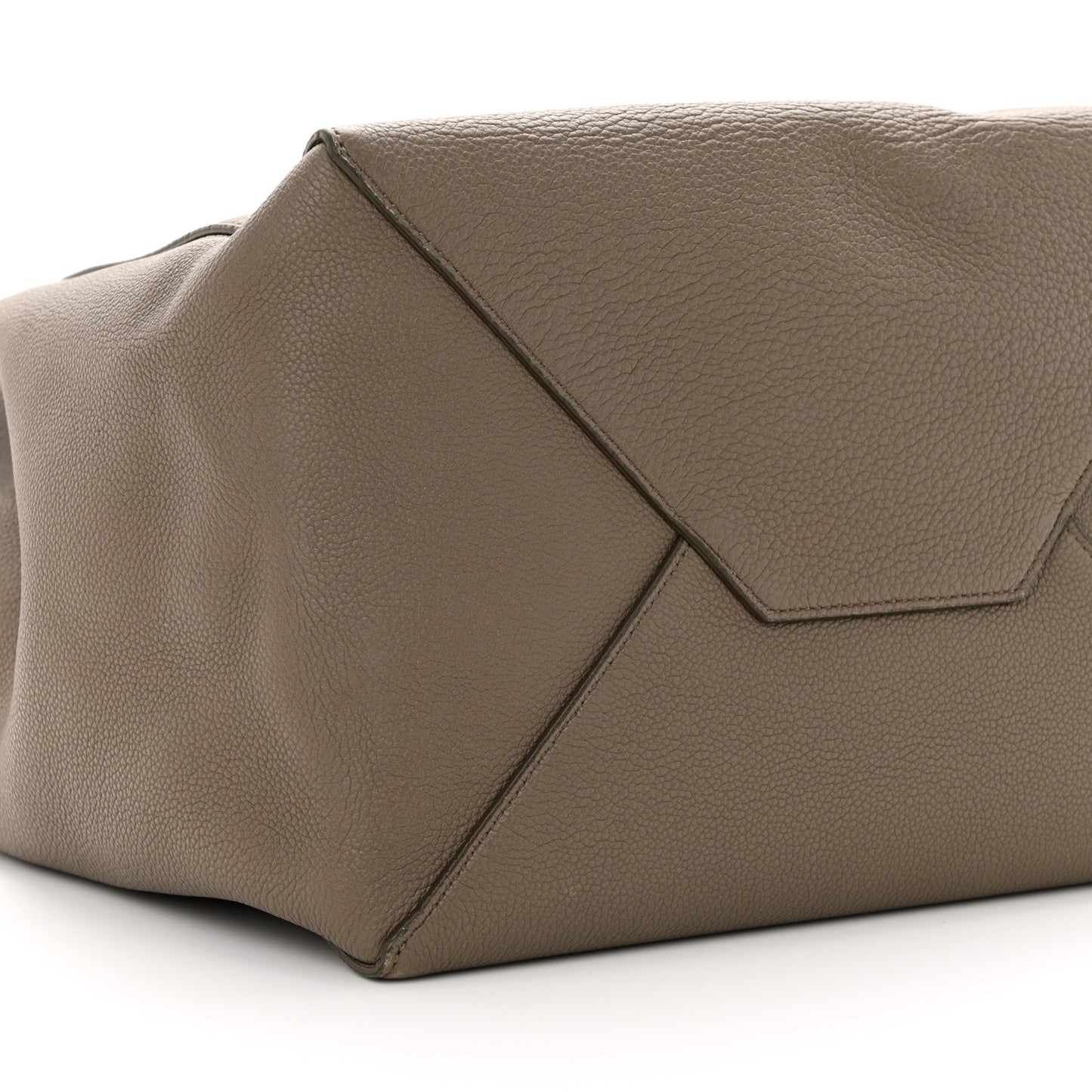 Grained Calfskin Medium Horizontal Cabas Phantom Taupe