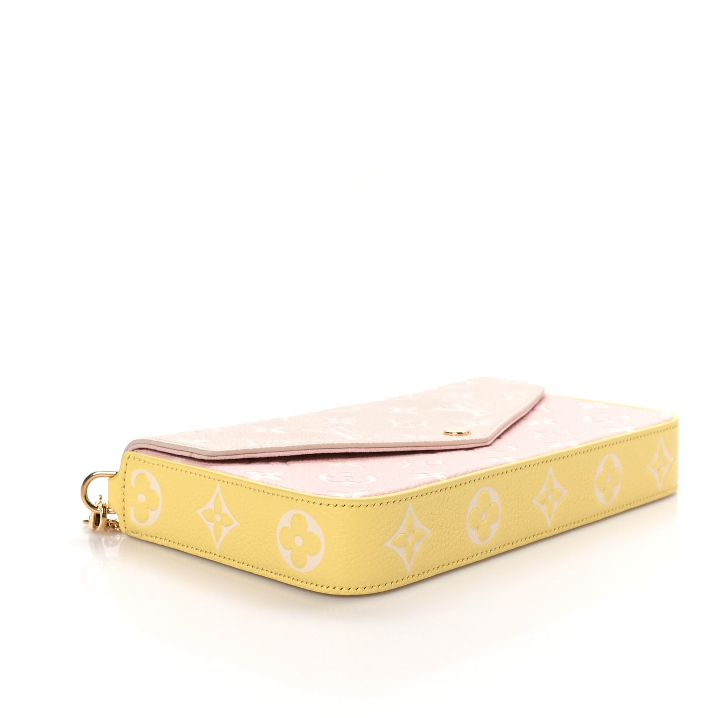 Empreinte Spring in the City Felicie Pochette Chain Wallet Pink Beige Yellow