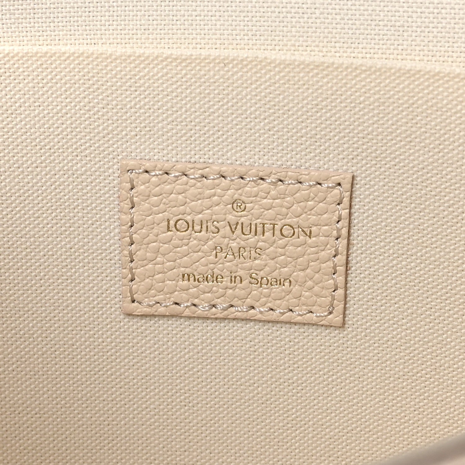 Louis Vuitton Empreinte Monogram Giant By The Pool Felicie Pochette Chain Wallet Creme Rose Trianon 7 of 10