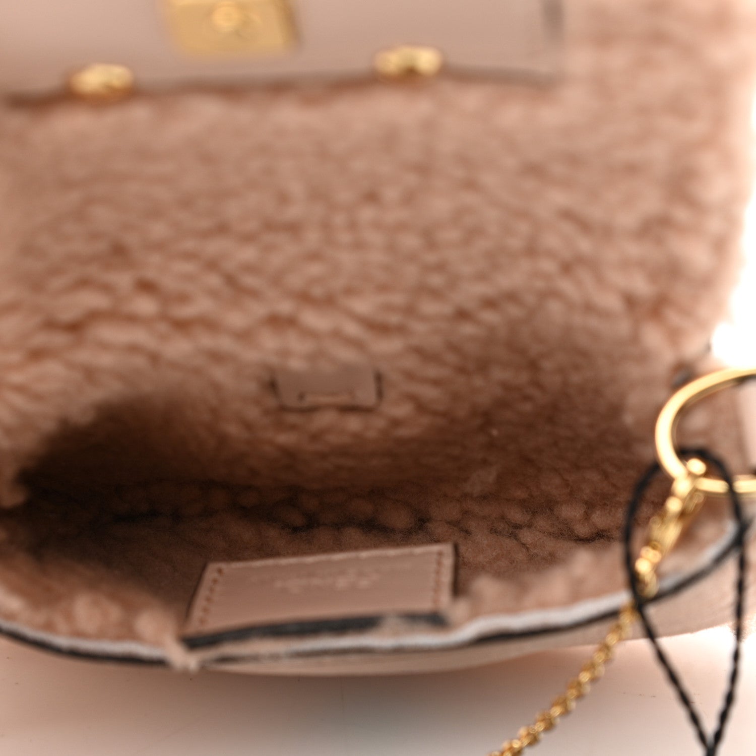 Fendi Lambskin Shearling Nano Baguette Maxi Handle Charm Soap 4 of 10
